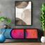 زينة حائط كانفاس تجريدية بإطار عائم - لوحة - 60x40 سم-InfluencerCodes_Ramadan26_All_20012026-image-2