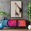 زينة حائط كانفاس بإطار عائم وتصميم زرافات - لوحة - 40x60 سم-InfluencerCodes_Ramadan26_All_20012026-image-2