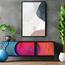 زينة حائط كانفاس تجريدية بإطار مجوف من لوحة - 70x50 سم-InfluencerCodes_Ramadan26_All_20012026-image-2