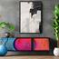 زينة حائط كانفاس تجريدية بإطار مجوف من لوحة - 50x70 سم-InfluencerCodes_Ramadan26_All_20012026-image-2