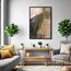 زينة حائط كانفاس مجردة بإطار عائم - لوحة - 60x90 سم-InfluencerCodes_Ramadan26_All_20012026-image-5