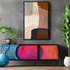 زينة حائط كانفاس تجريدية بإطار مجوف من لوحة - 60x90 سم-InfluencerCodes_Ramadan26_All_20012026-image-2