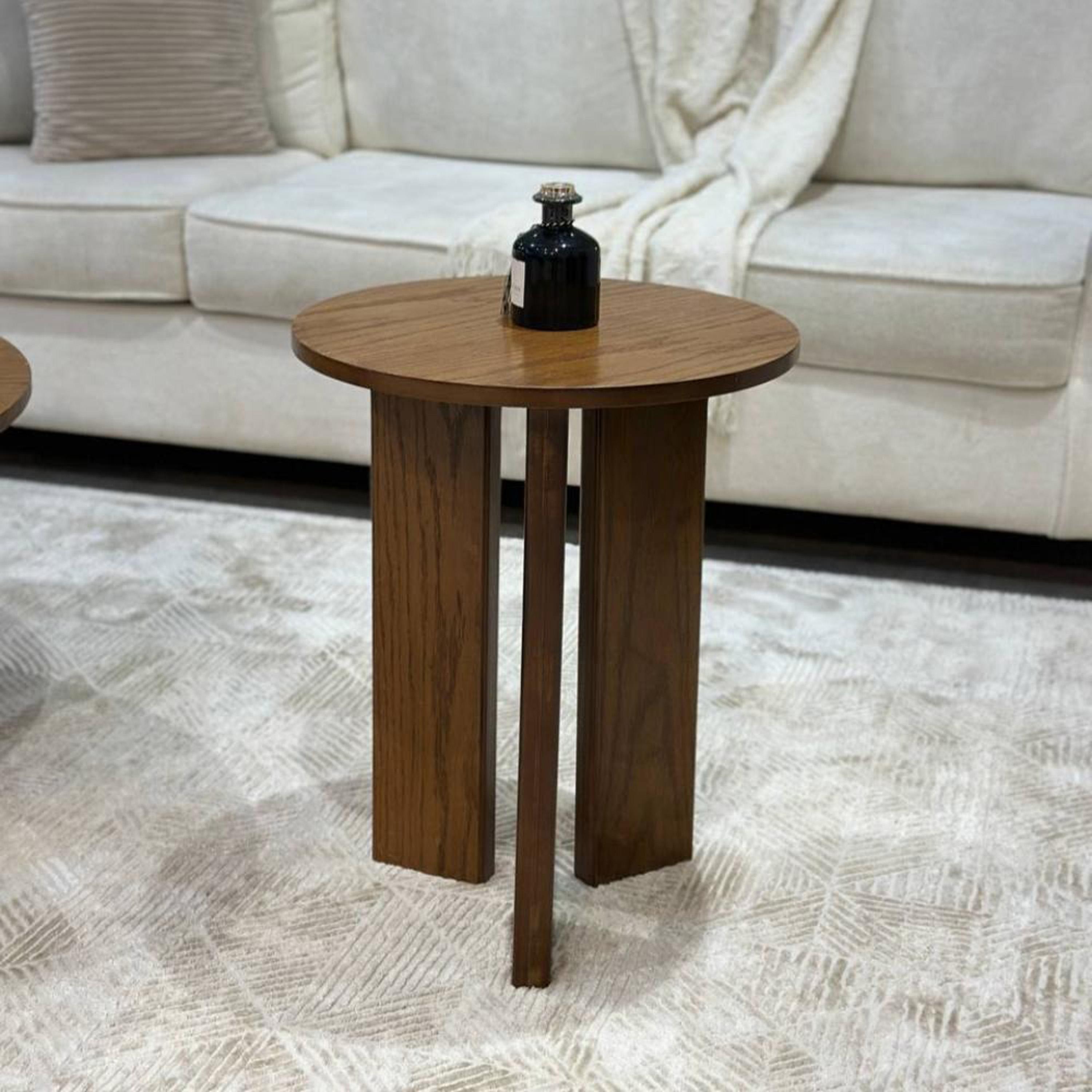 Wooden Top 2-Piece  Table Set-furniture-livingroom-coffeetables-image-2