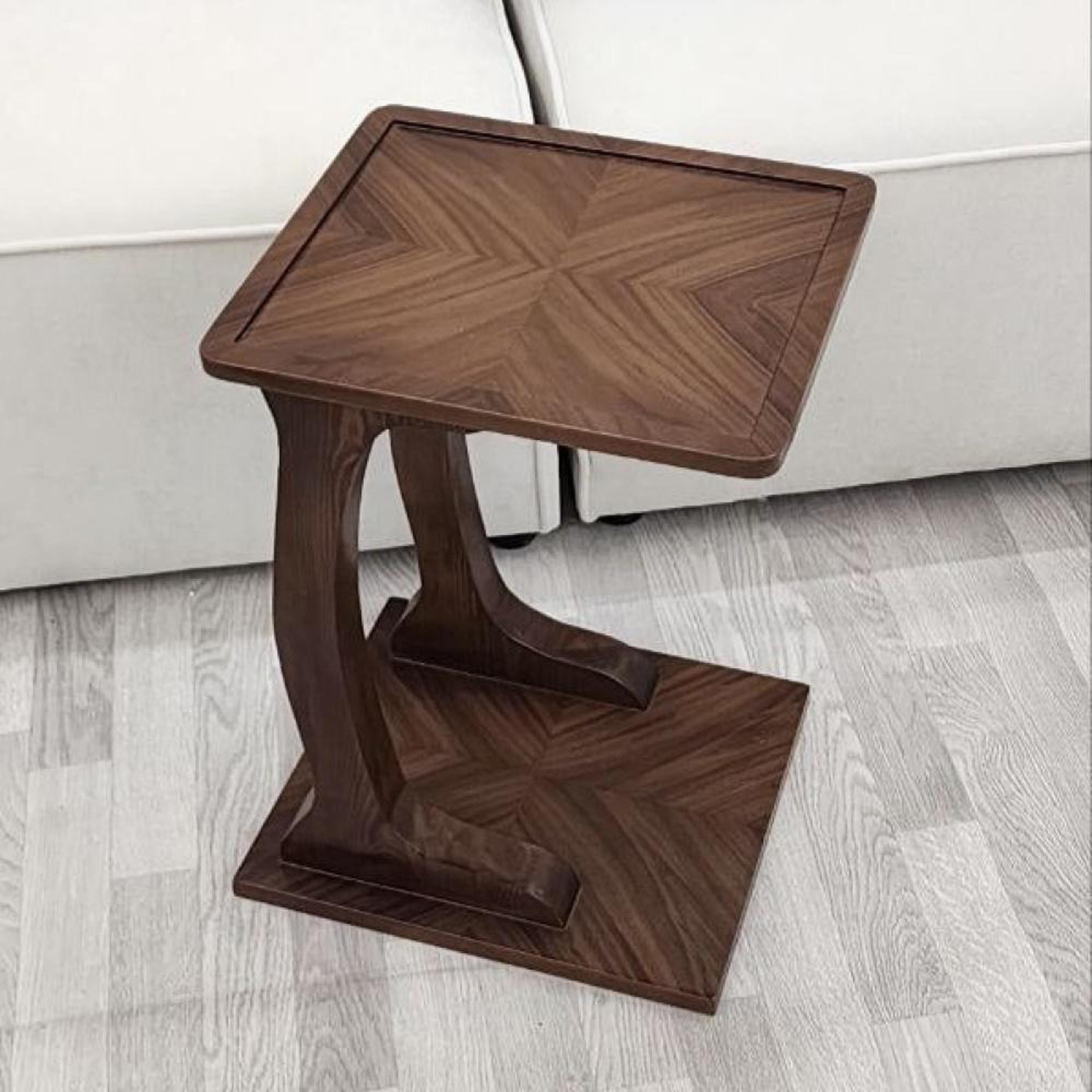 Wooden Top Side Table - 40x55 cms-furniture-livingroom-sideandendtables-image-2