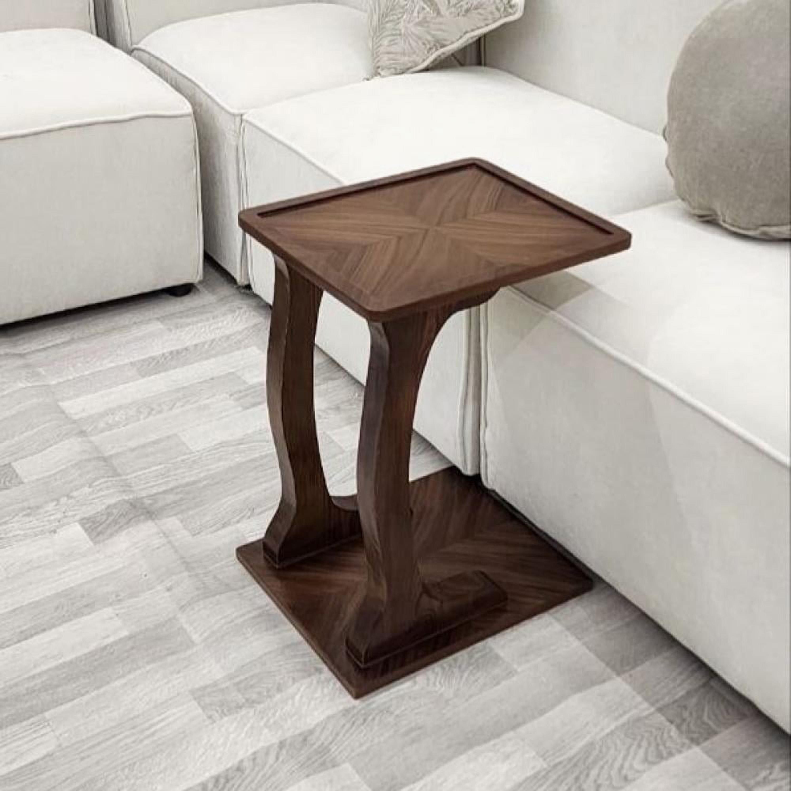 Wooden Top Side Table - 40x55 cms-furniture-livingroom-sideandendtables-image-3