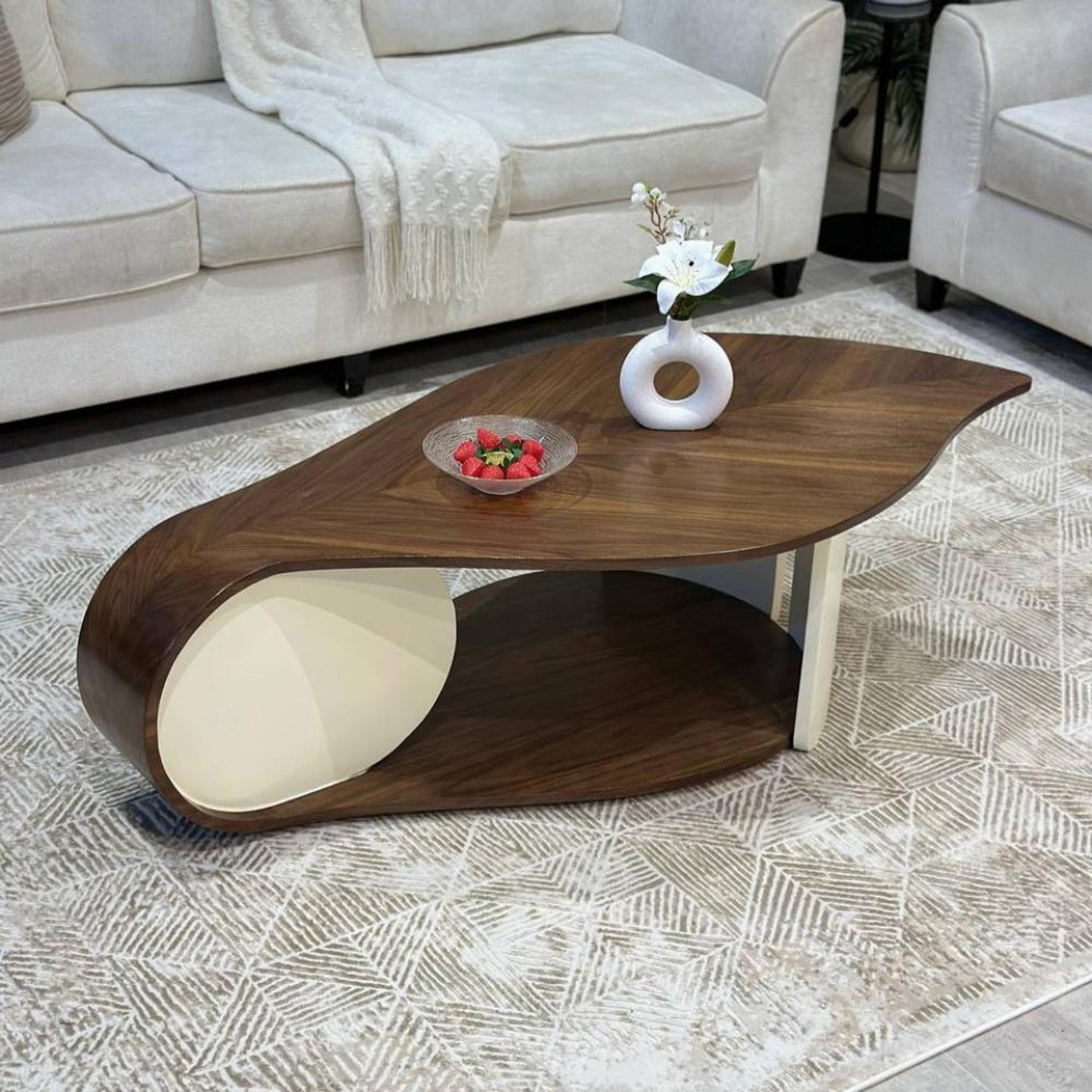 Wooden Top Coffee Table - 140x42 cms-furniture-livingroom-coffeetables-image-1