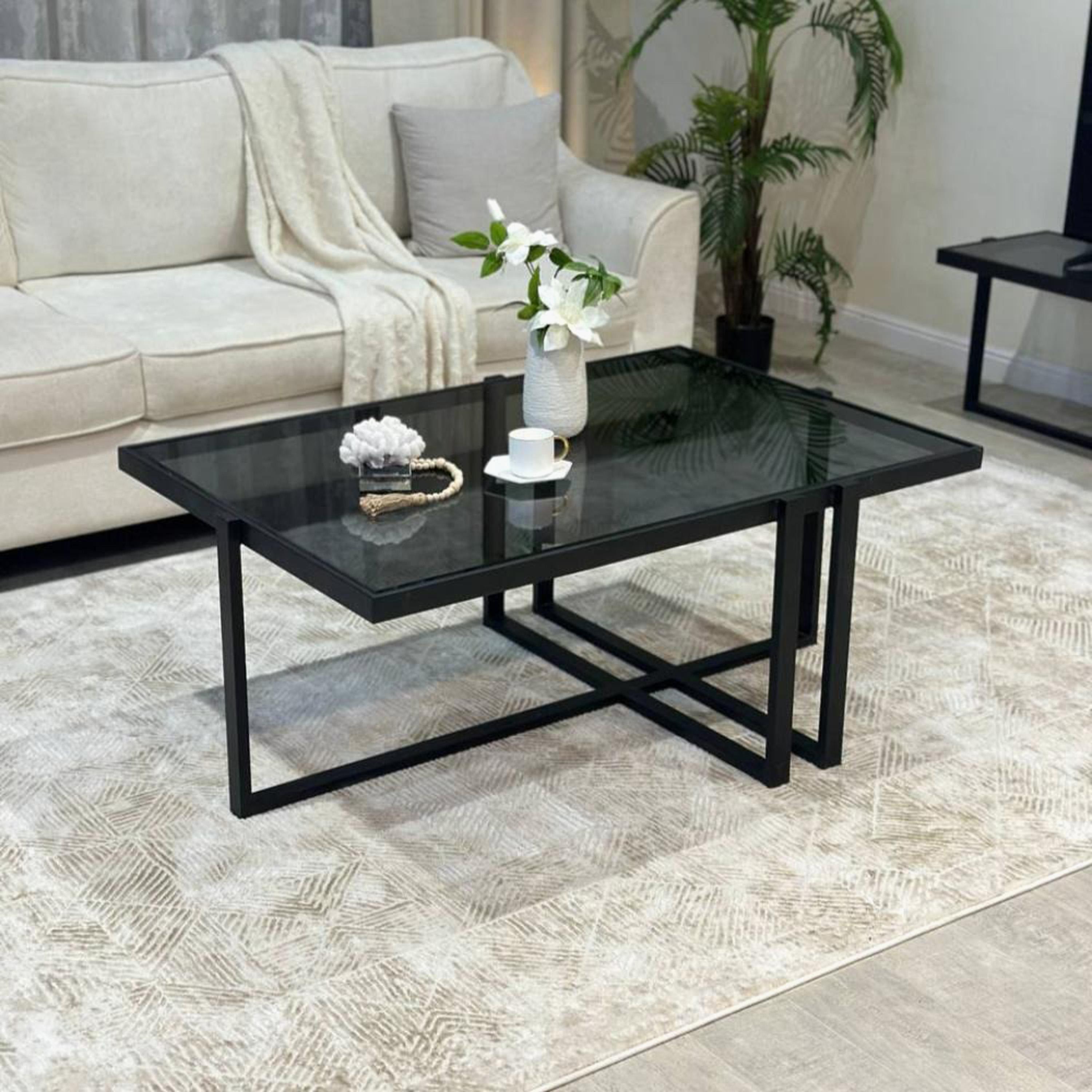 Glass Top 5-Piece Table Set-furniture-livingroom-coffeetables-image-2