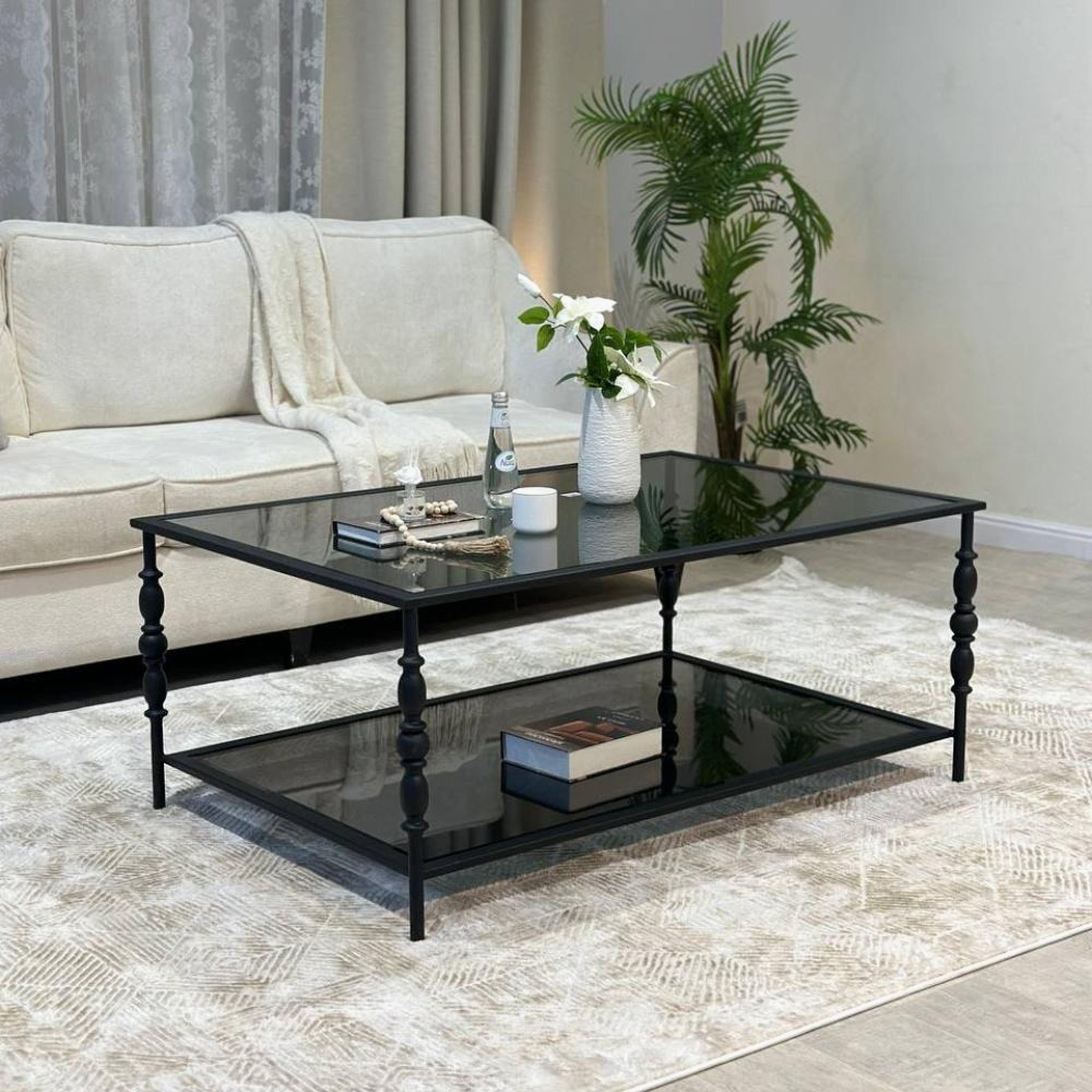 Glass Top 5-Piece Table Set-furniture-livingroom-coffeetables-image-3