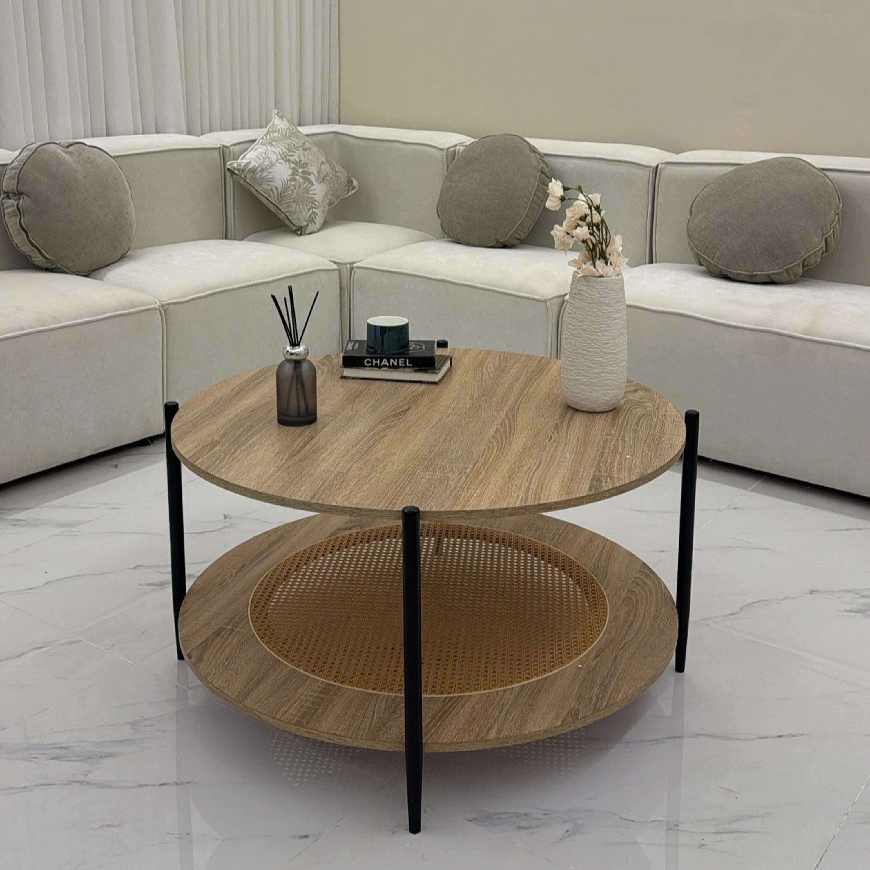 Wooden Top 5-Piece Table Set-furniture-livingroom-coffeetables-image-2