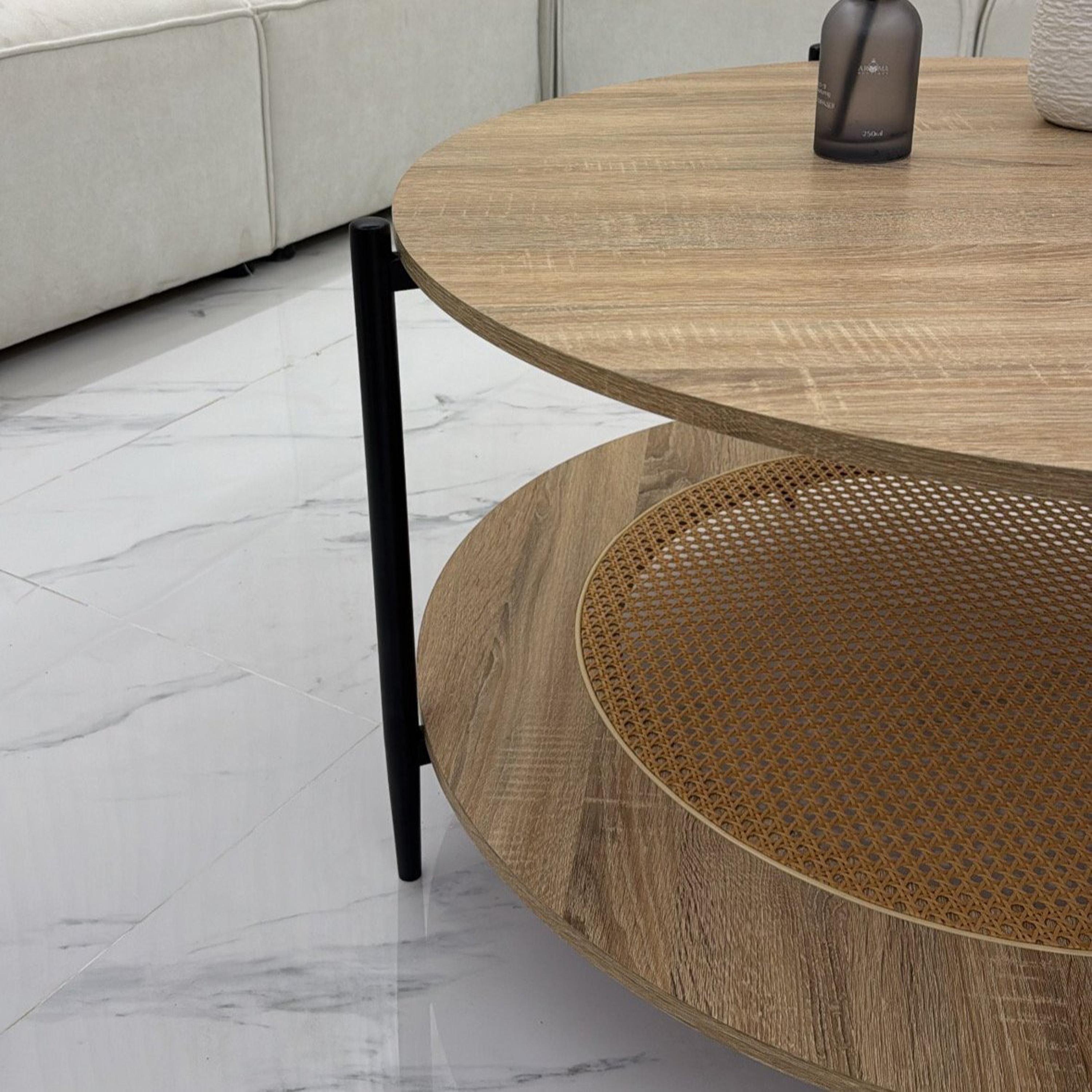 Wooden Top 5-Piece Table Set-furniture-livingroom-coffeetables-image-3