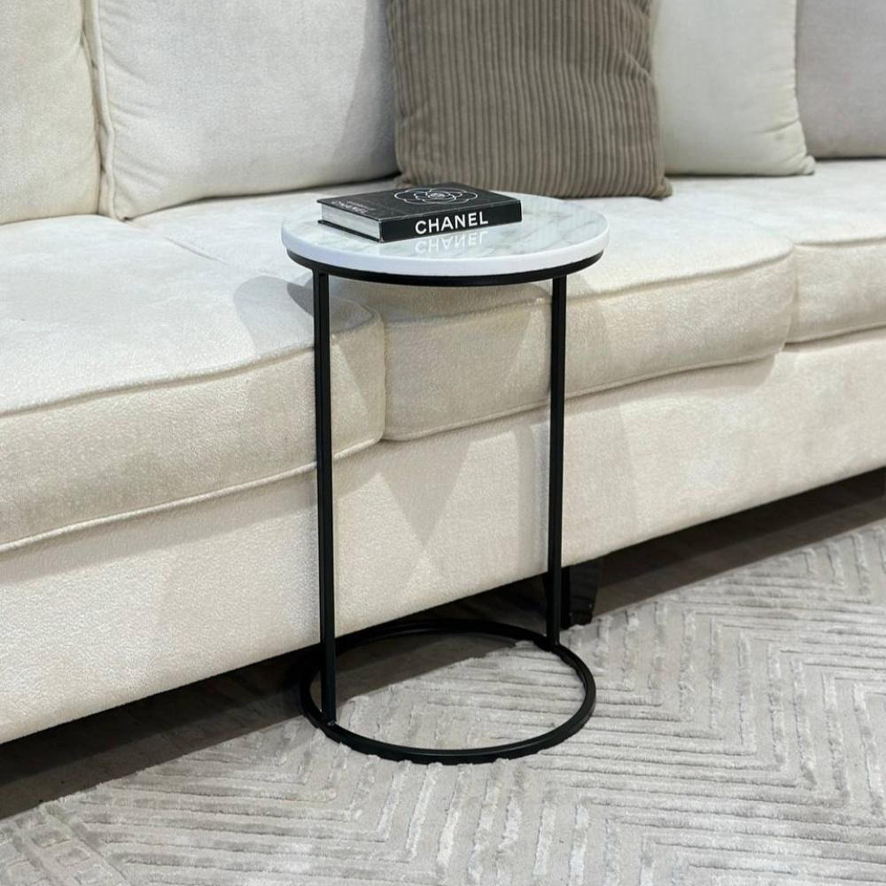 Round 6-Piece Coffee Table and Side Table Set-furniture-livingroom-coffeetables-image-3