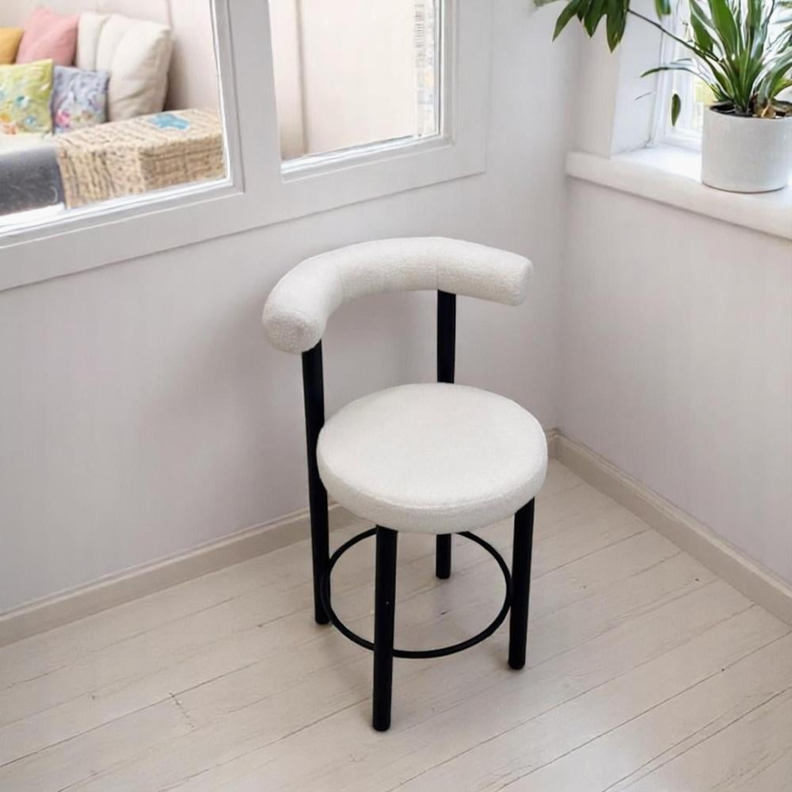 Boucle Fabric Bar Stool-furniture-sofaandseating-armchairs-image-2