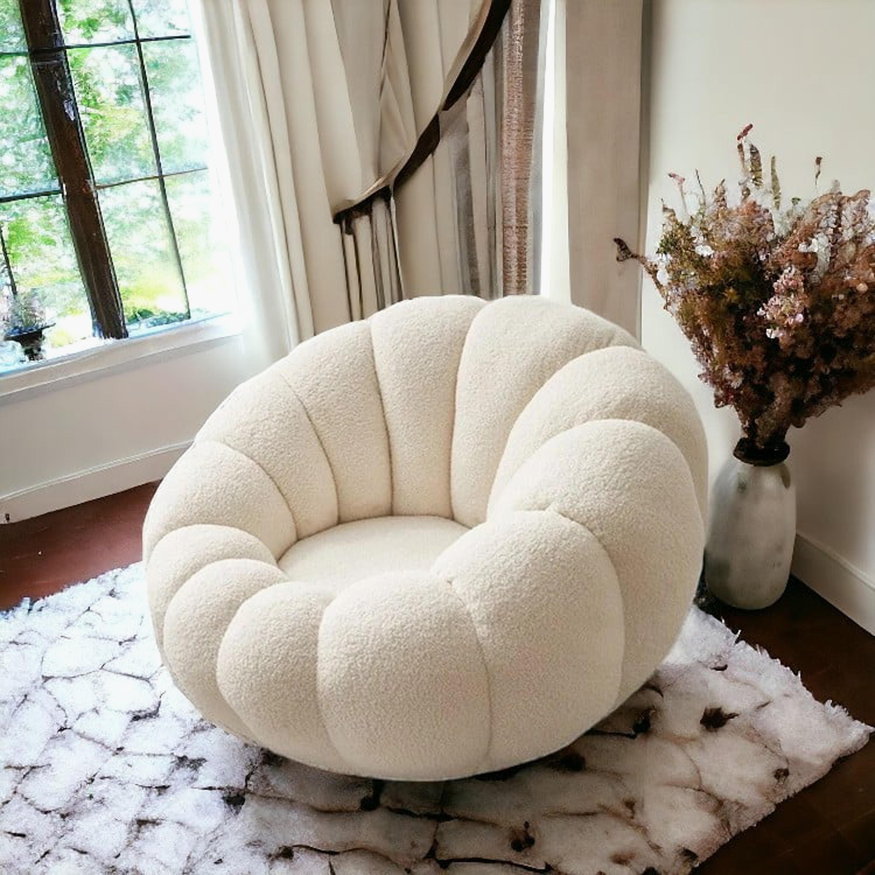 TODO Boucle Fabric Armchair-furniture-sofaandseating-armchairs-image-1