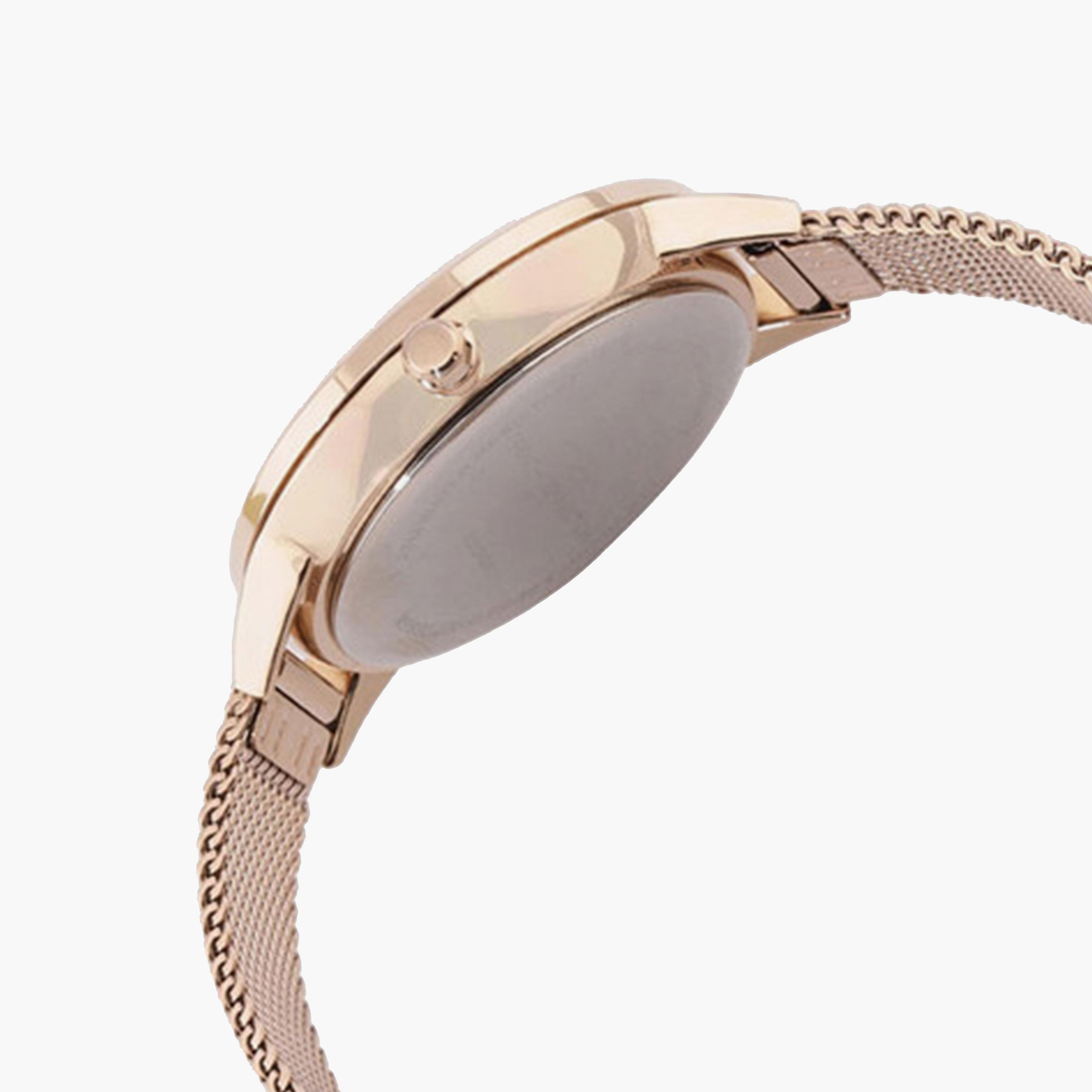فرينش كونيكشن- ساعة كرونوغراف للرجال سوار ستانلس ستيل  36مم لون ذهبي وردي | FC150RGM-men-watchesandjewellery-watches-image-2