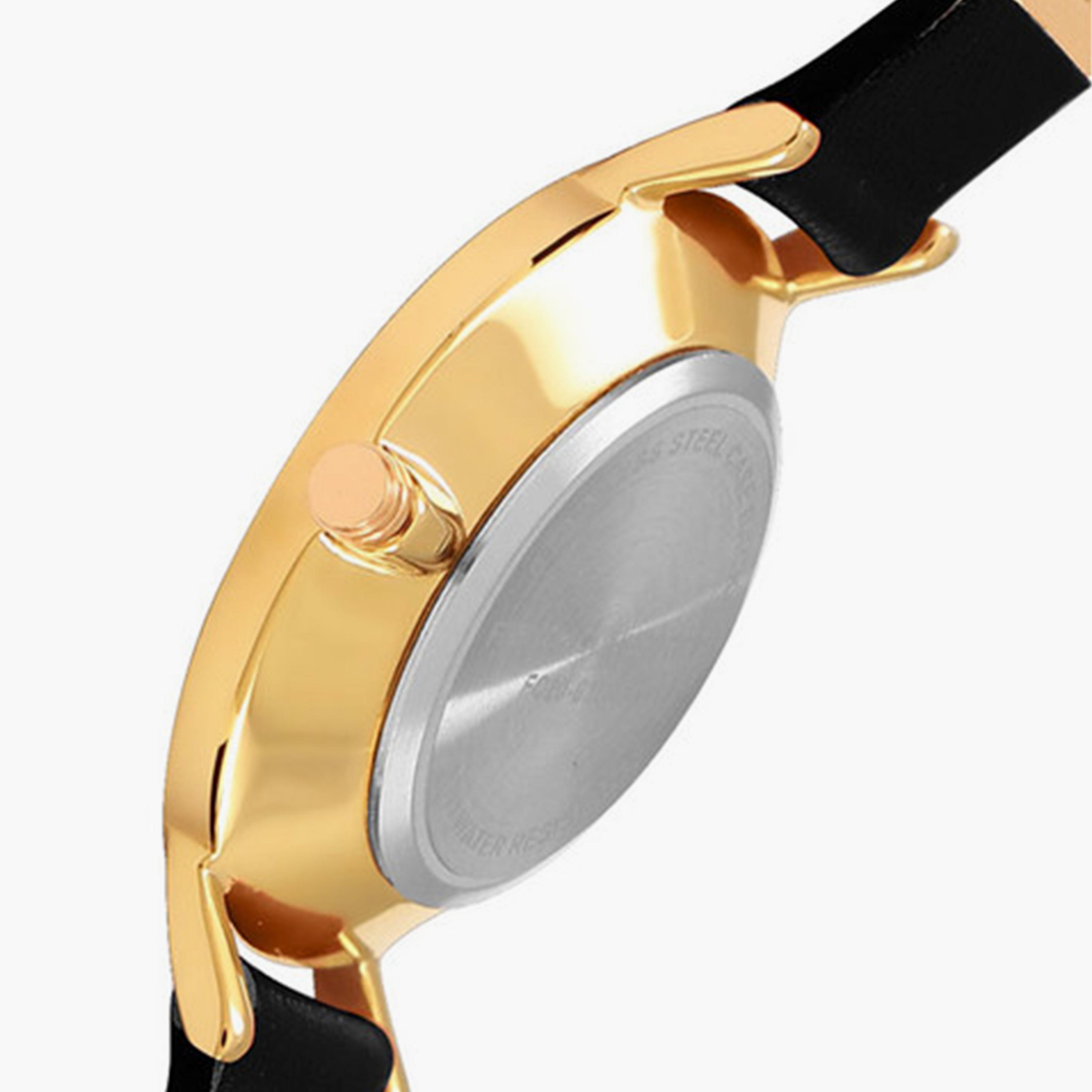 فرينش كونيكشن- ساعة تناظرية للنساء سوار ستانلس ستيل  30مم لون أسود | FC20-63F-R-women-watchesandjewellery-watches-image-2