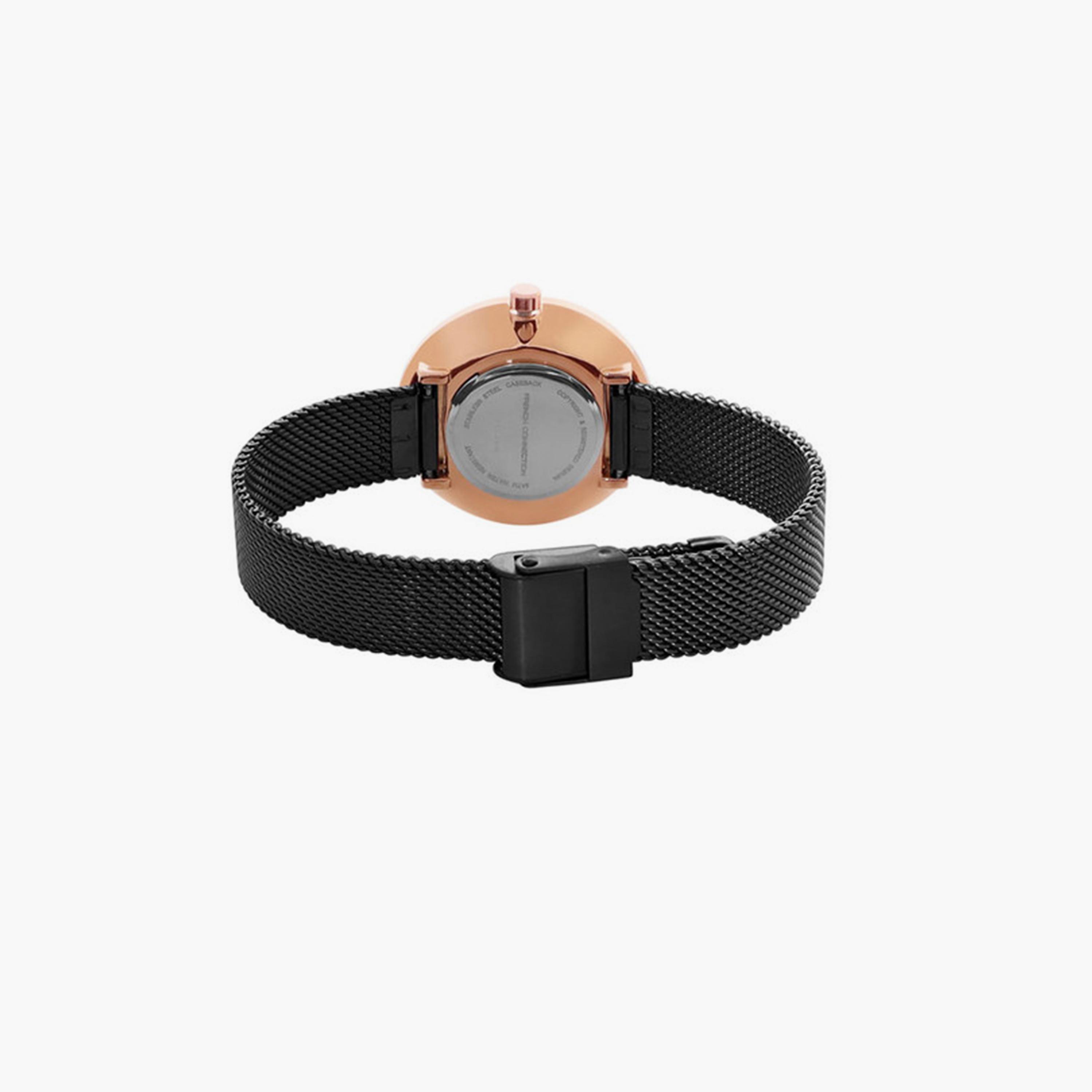 French Connection Women's 31MM Black Analog Stainless Steel Strap Watch | FCL23-B-women-watchesandjewellery-watches-image-4