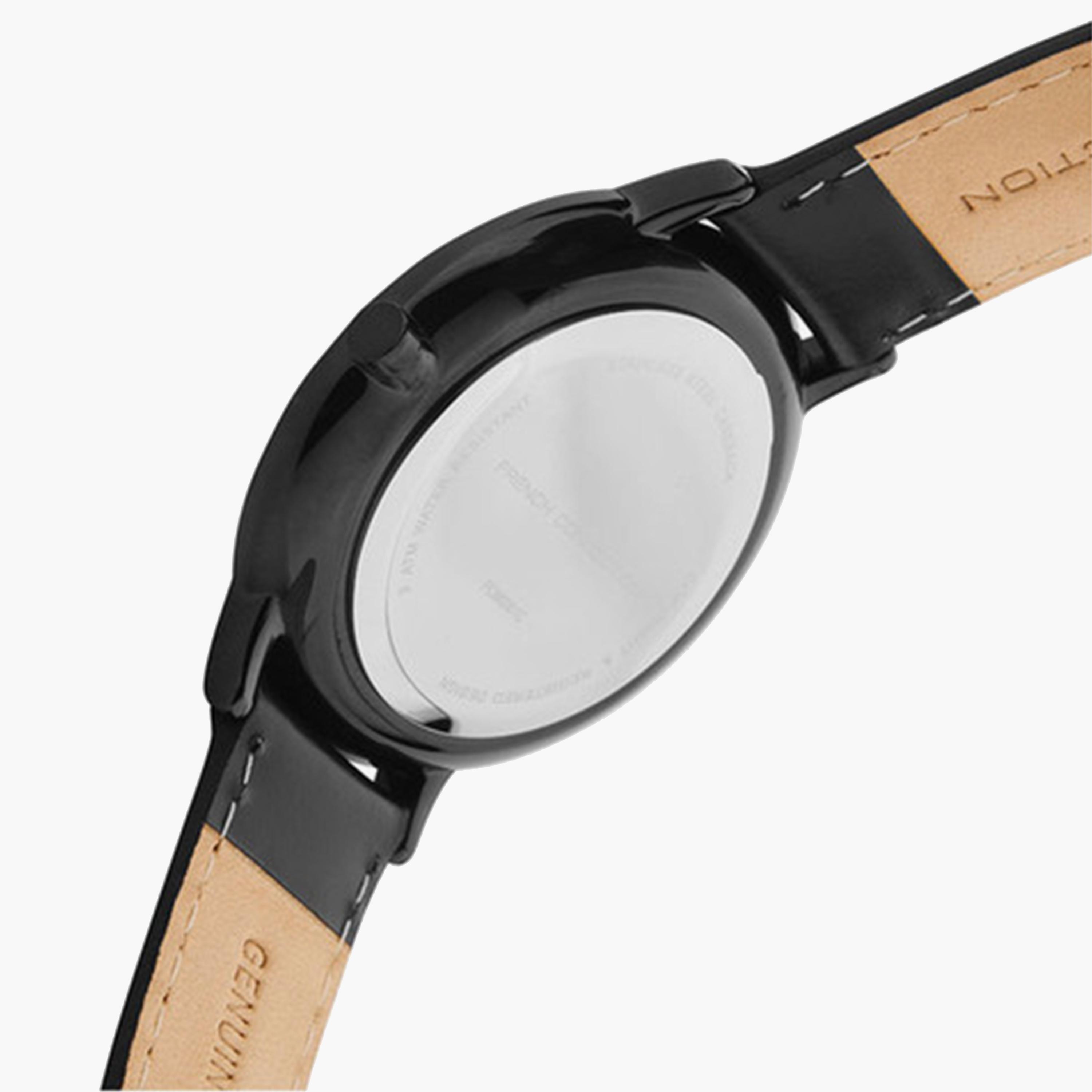 French Connection Women's 43MM Black Analog Leather Strap Watch | FCM0001C-women-watchesandjewellery-watches-image-3