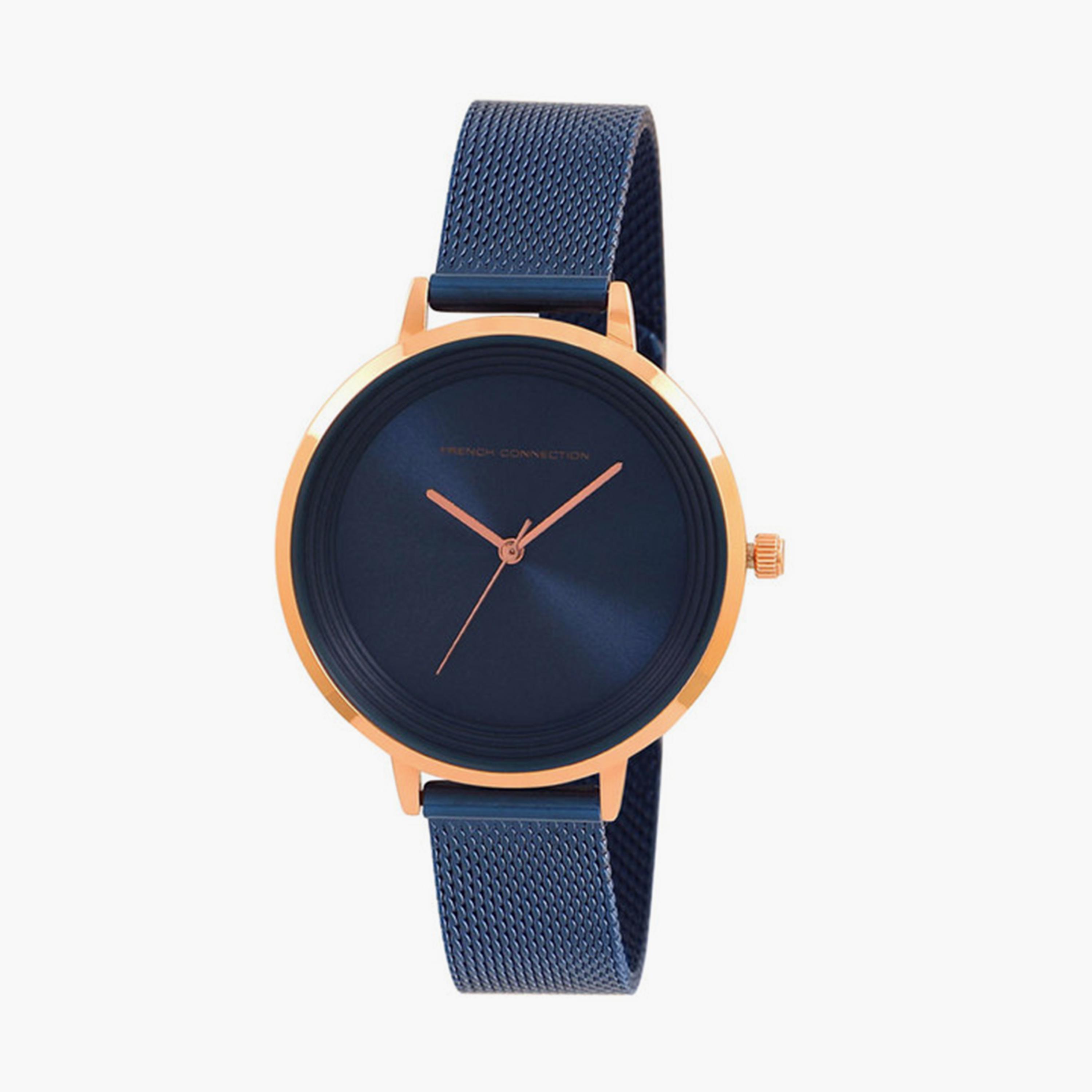 French Connection Women's 36.5MM Blue Analog Stainless Steel Strap Watch | FCN0001C-women-watchesandjewellery-watches-image-2