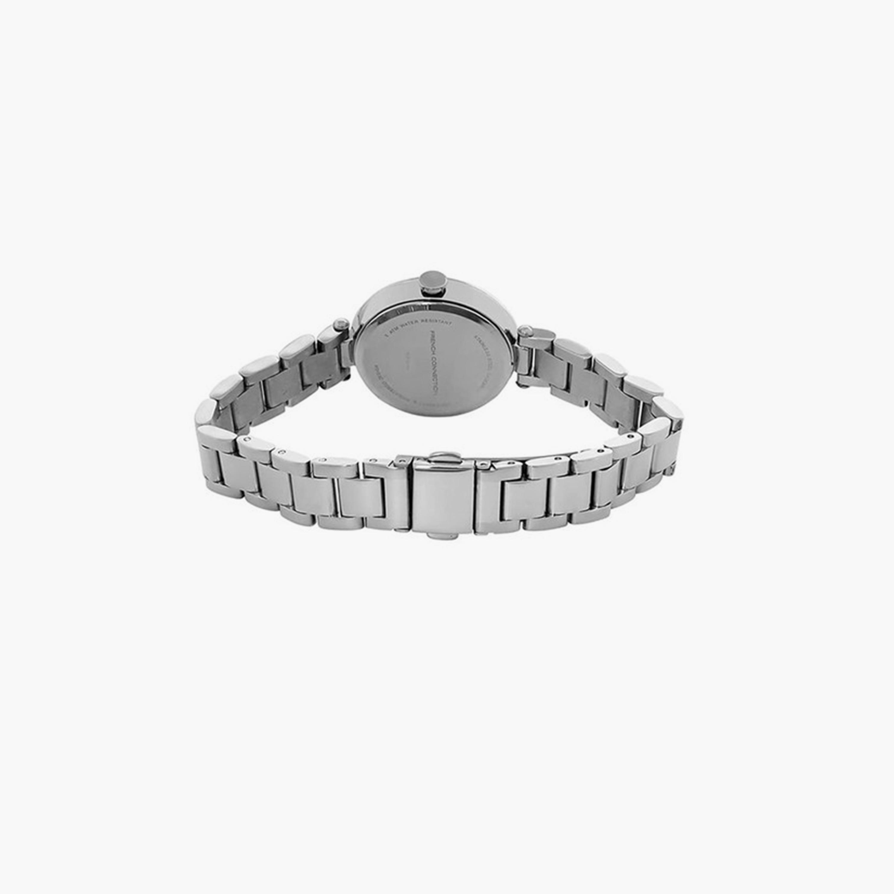 فرينش كونيكشن- ساعة تناظرية للنساء سوار ستانلس ستيل  32مم لون فضي | FCP22USM-women-watchesandjewellery-watches-image-4