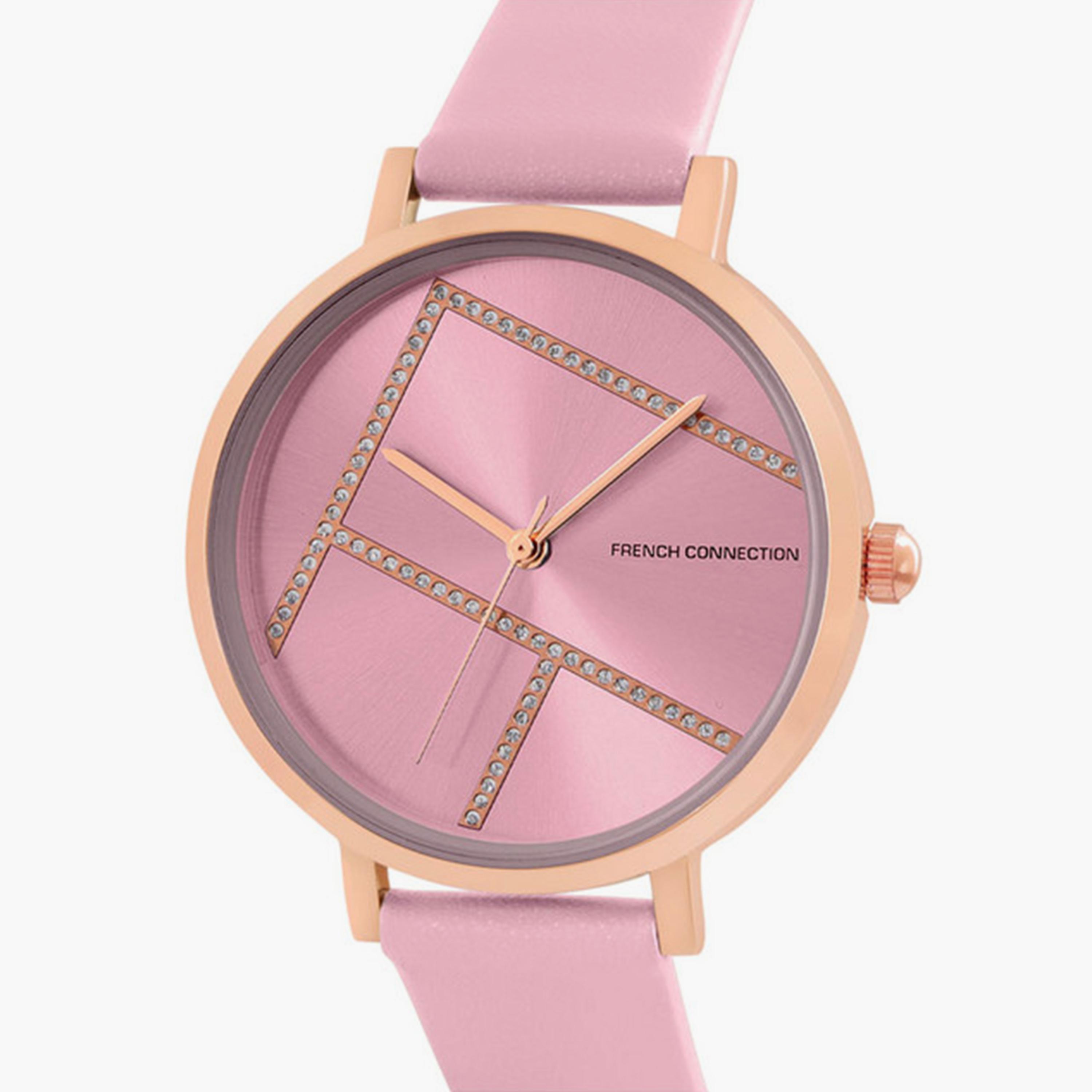 French Connection Women's 34MM Pink Analog Stainless Steel Strap Watch | FCN00012C-women-watchesandjewellery-watches-image-2
