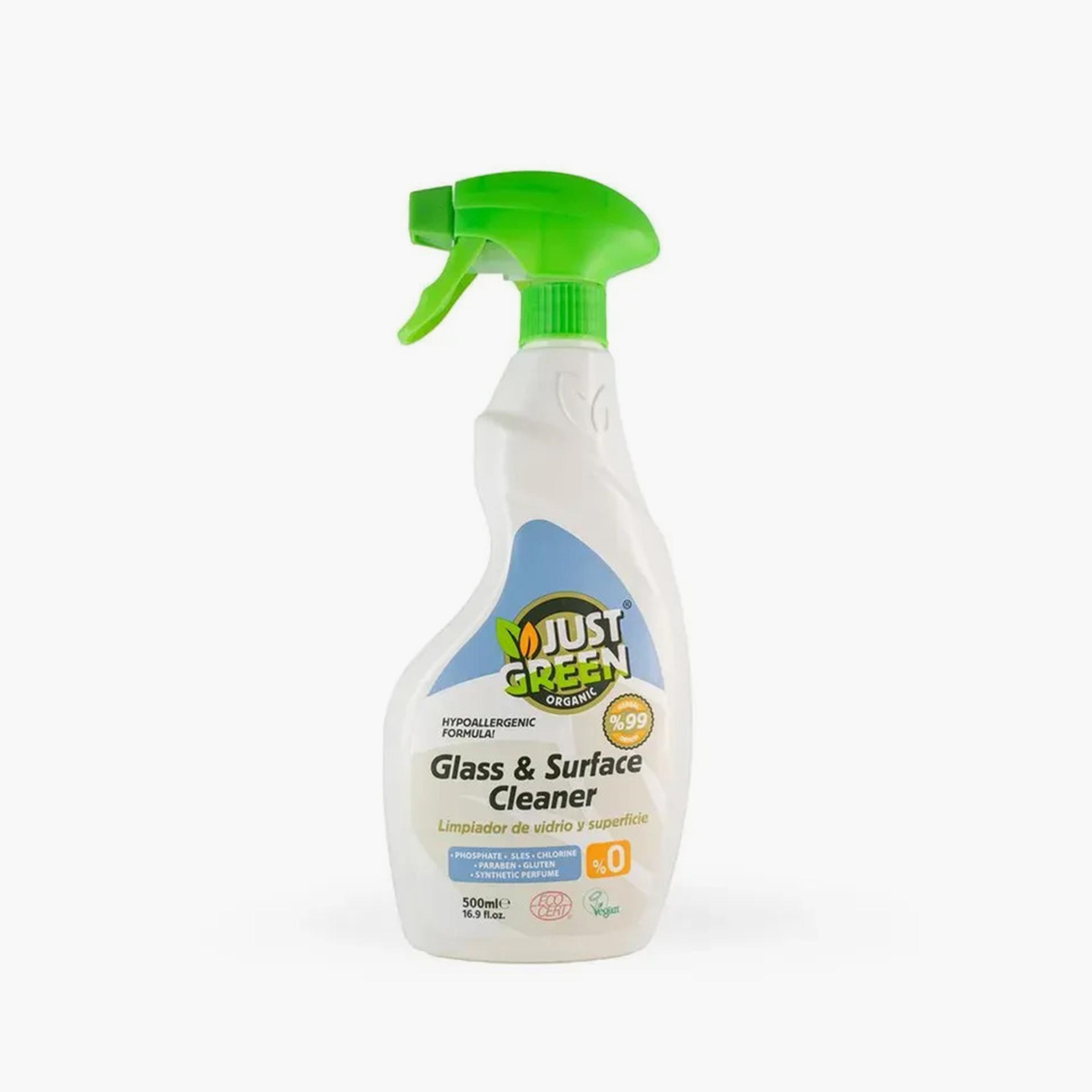 Just Green Organic Glass & Surface Cleaner - 500 ml-baby-feeding-cleaningliquids-image-1