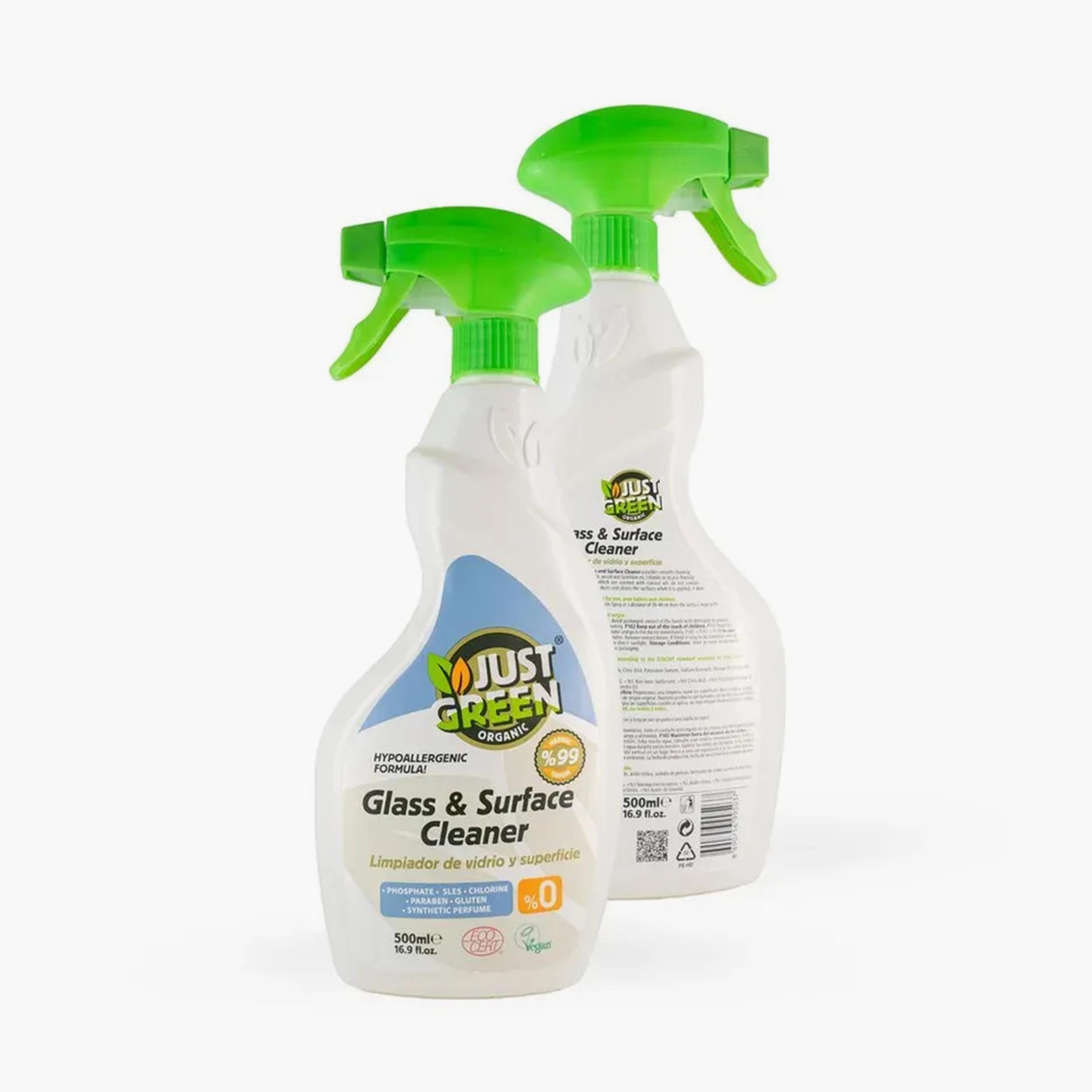 Just Green Organic Glass & Surface Cleaner - 500 ml-baby-feeding-cleaningliquids-image-3