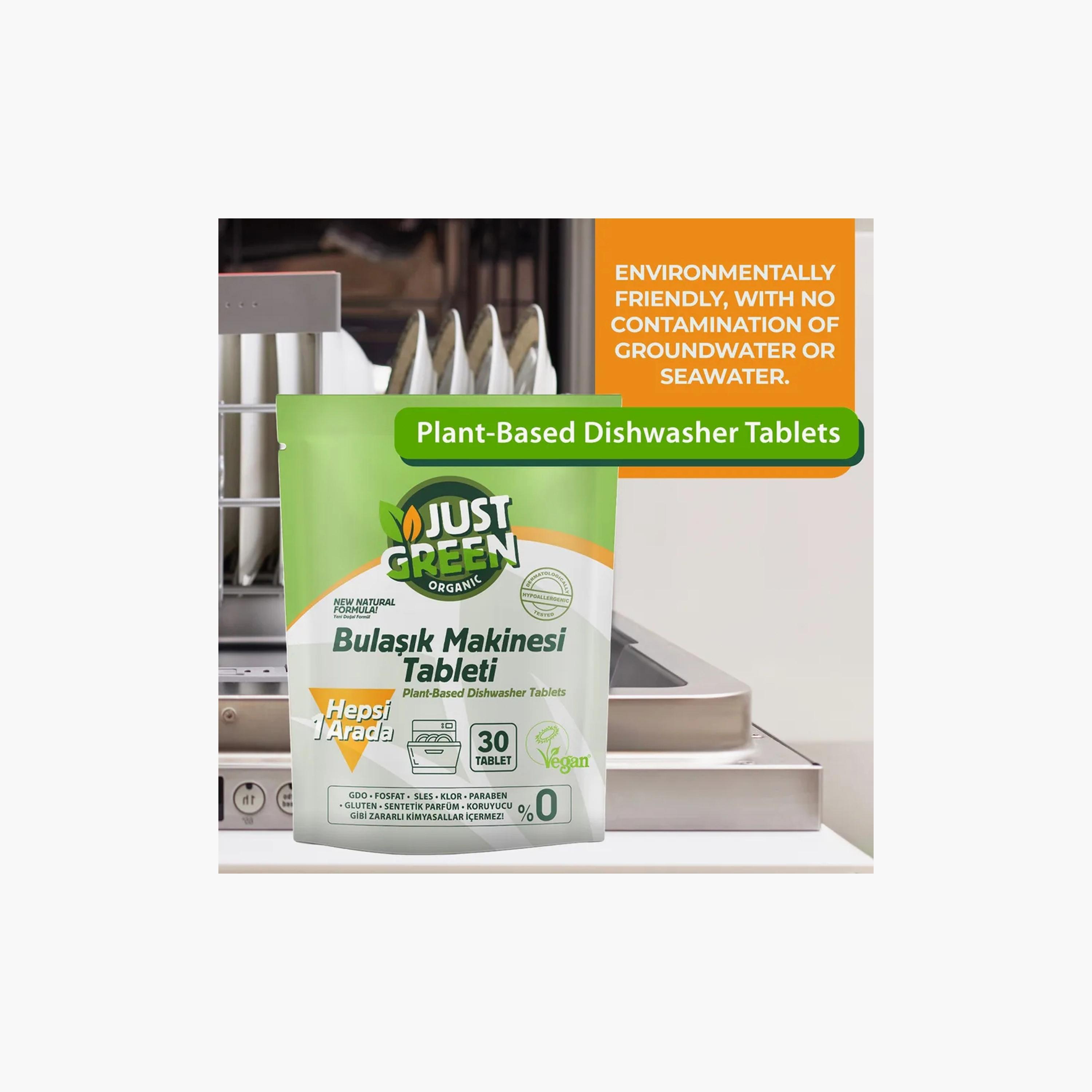 Just Green 30-Piece Organic Dishwasher Tablets - 480g-baby-feeding-cleaningliquids-image-5