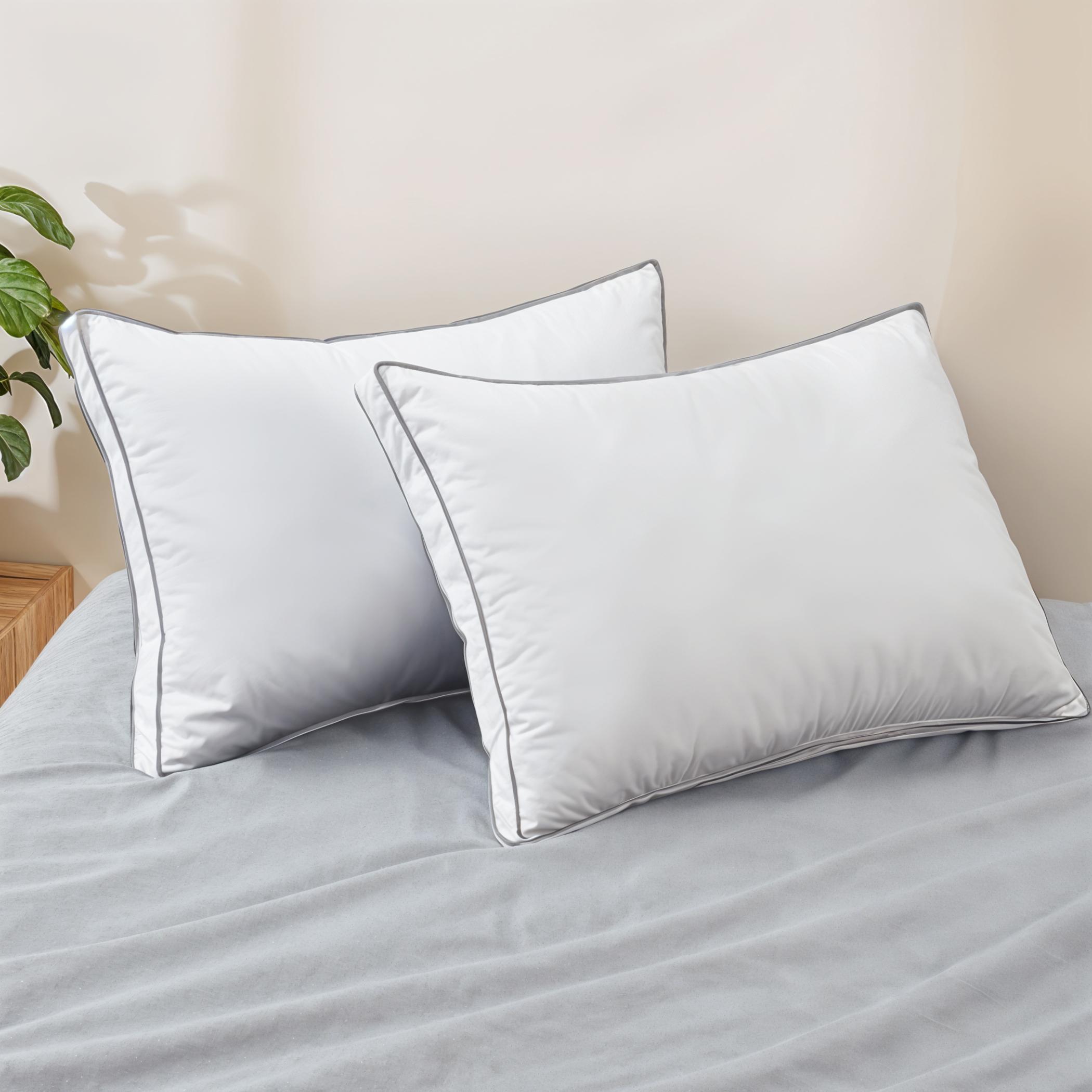 Ultima 2-Piece Standard Gusset Pillow Set for Back, Stomach or Side Sleepers - 50x70 cm-hbxdecorandfurnishings-bedding-duvetsandpillows-image-1