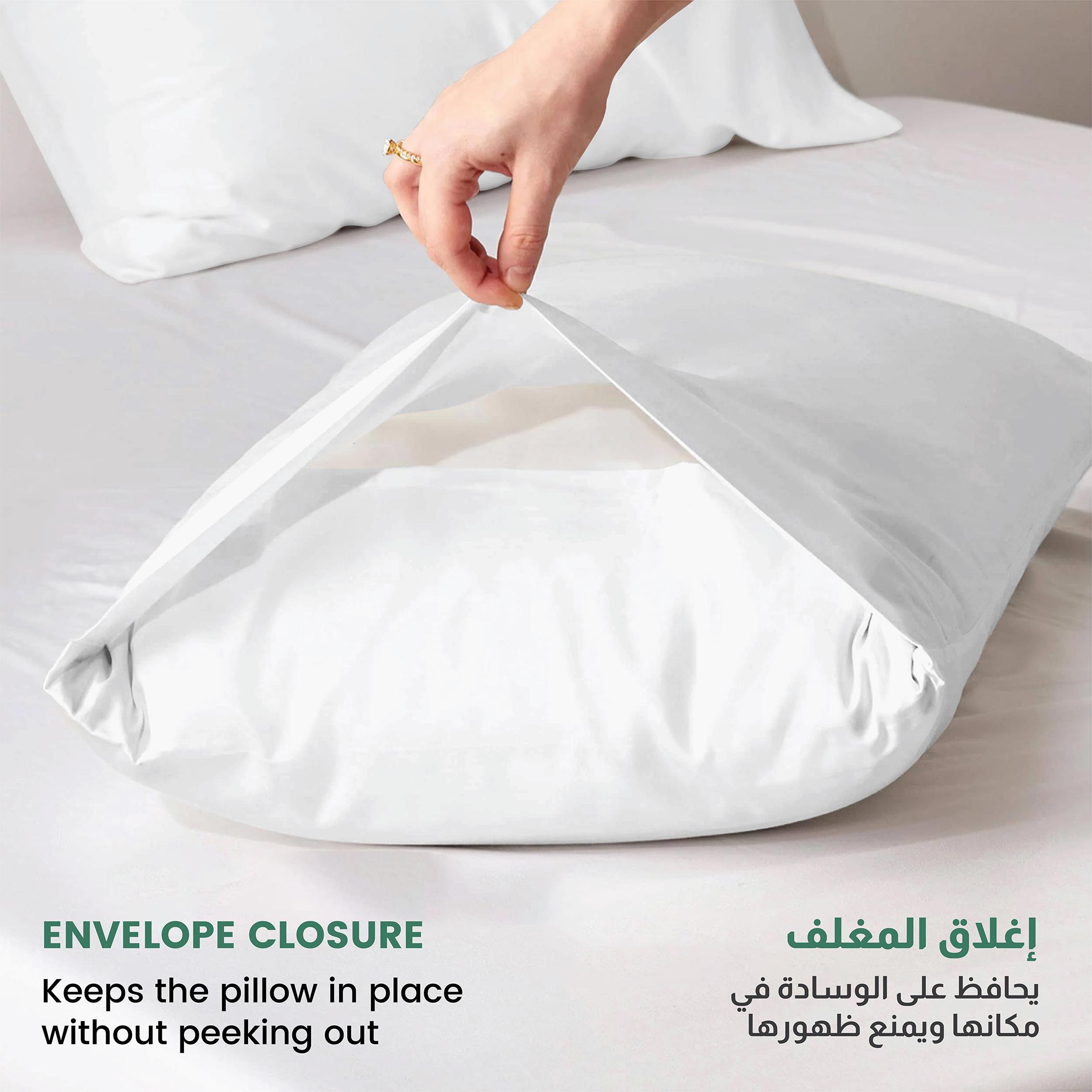 Ultima 2-Piece Pure Combed Cotton Standard Pillowcase Set - 50x75 cm-hbxhomeware-bedding-pillowcases-image-2