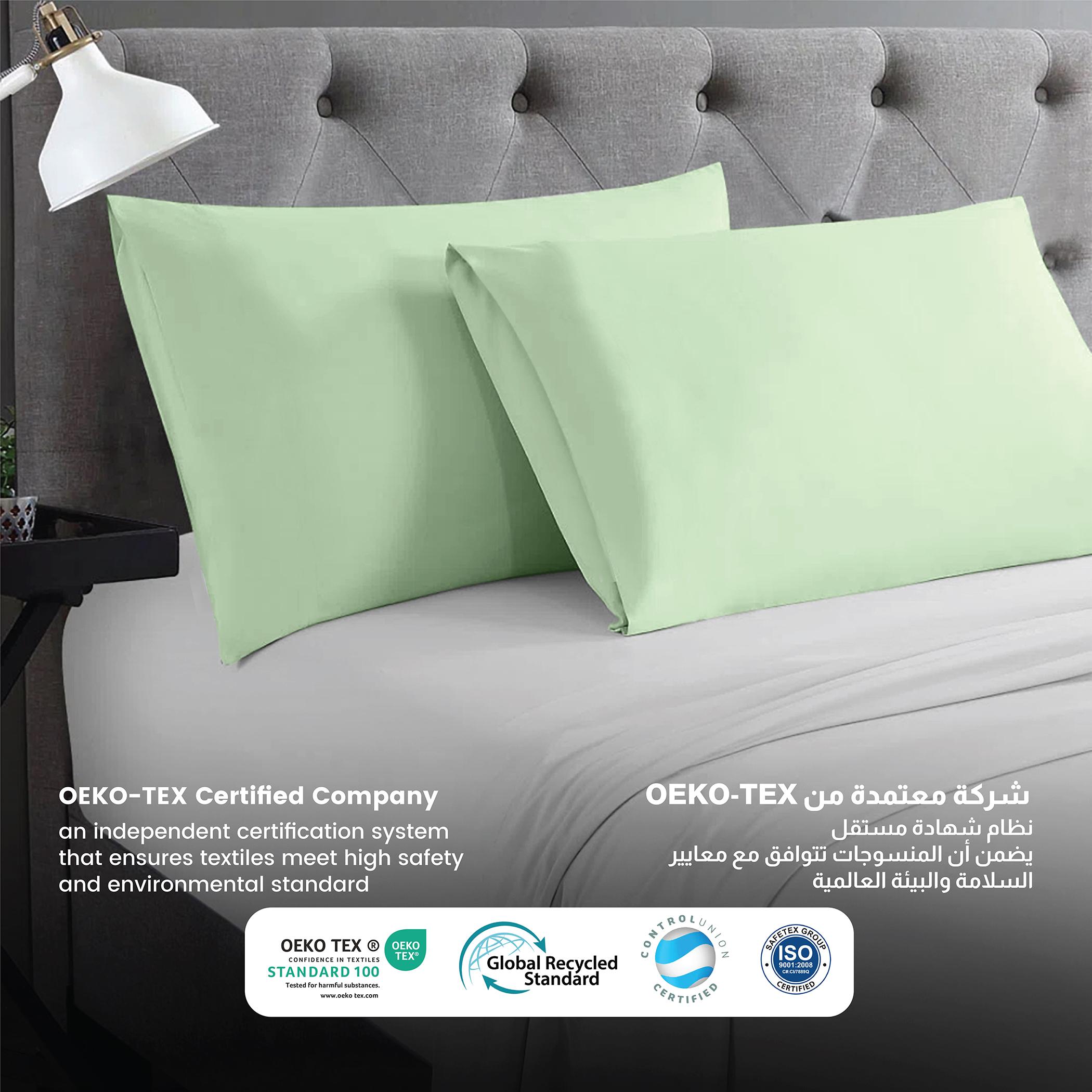 طقم غطاء وسادة ألياف دقيقة قطعتين من ألتيما - 50x75 سم-hbxhomeware-bedding-pillowcases-image-4
