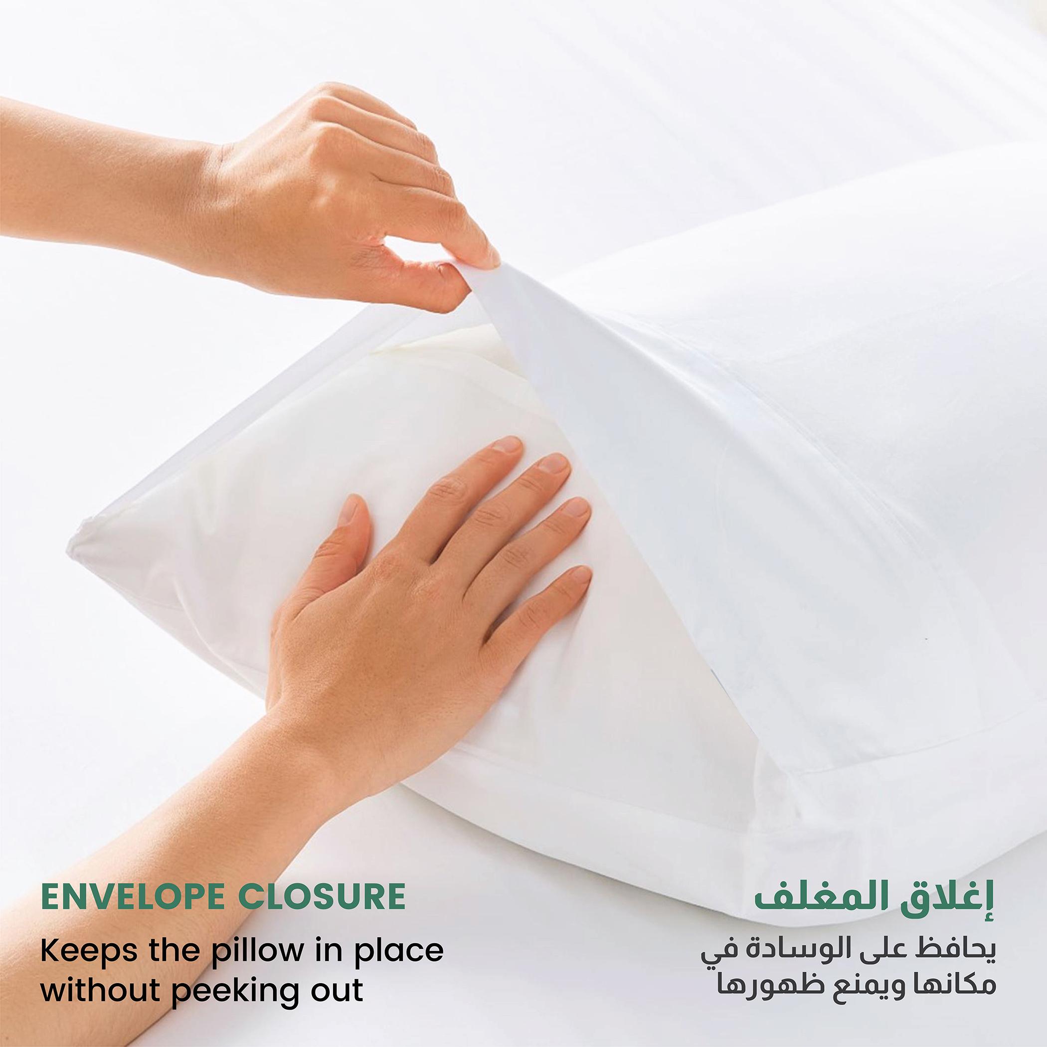 طقم كيس وسادة قياسي من القطن الممشط النقي قطعتين من ألتيما - 50×75 سم-hbxhomeware-bedding-pillowcases-image-2
