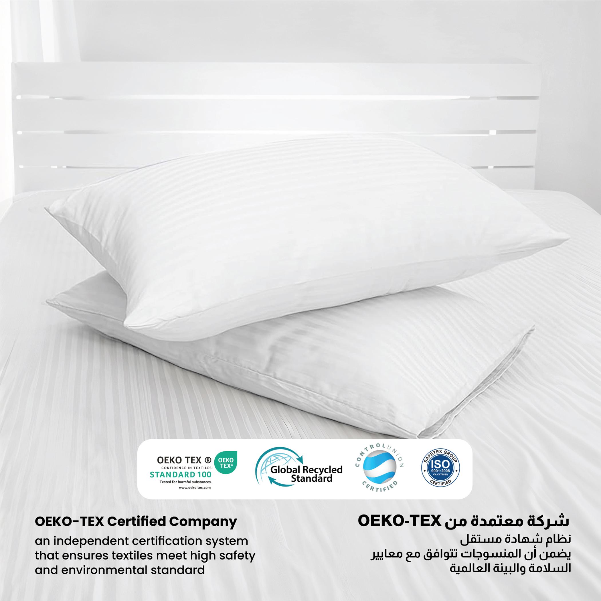 Ultima 2-Piece Pure Combed Cotton Striped Standard Pillowcase Set - 50x75 cm-hbxhomeware-bedding-pillowcases-image-3