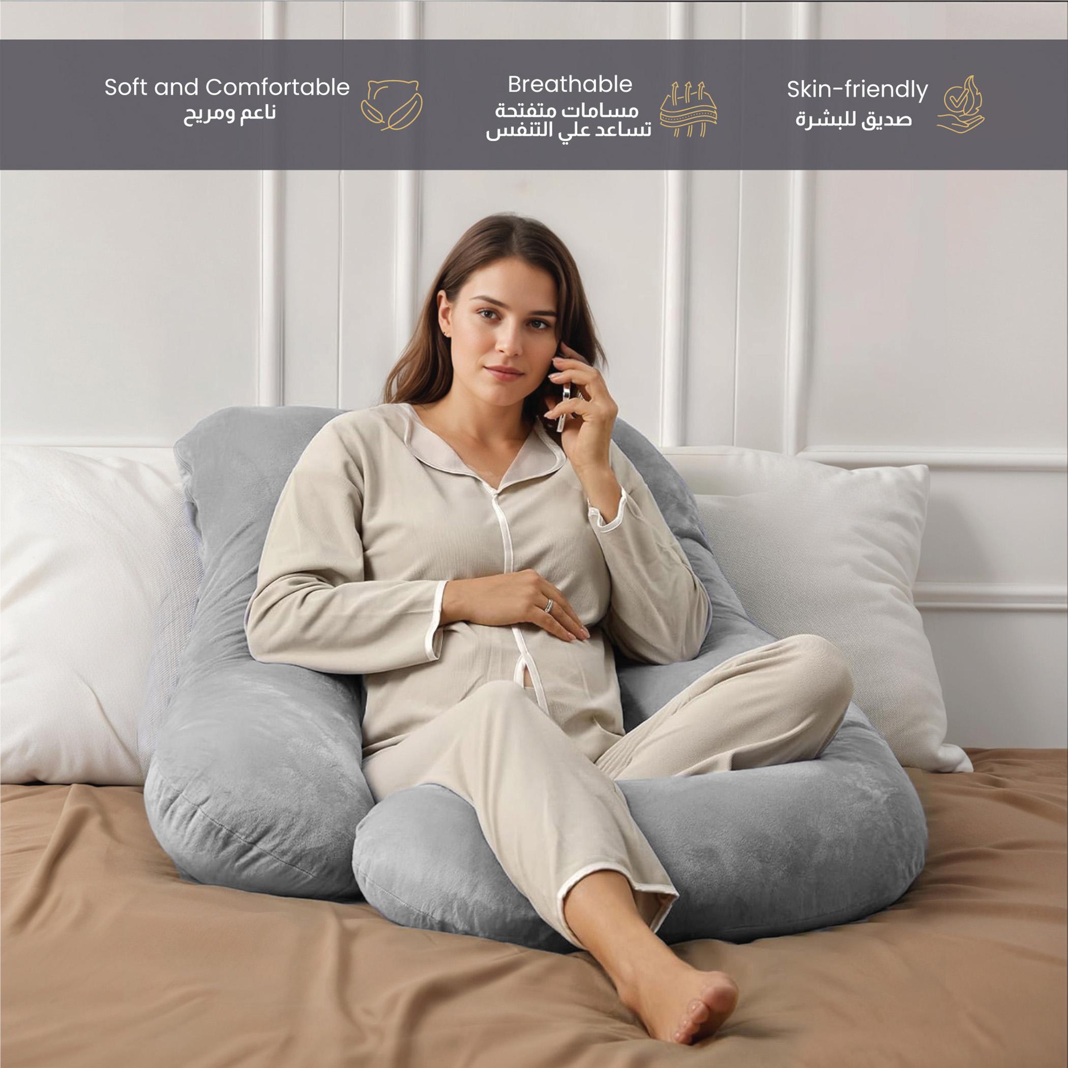 وسادة حمل قطيفة 240 جرام لكل متر مربع على شكل G من ألتيما - 70x140 سم-hbxdecorandfurnishings-bedding-duvetsandpillows-image-1
