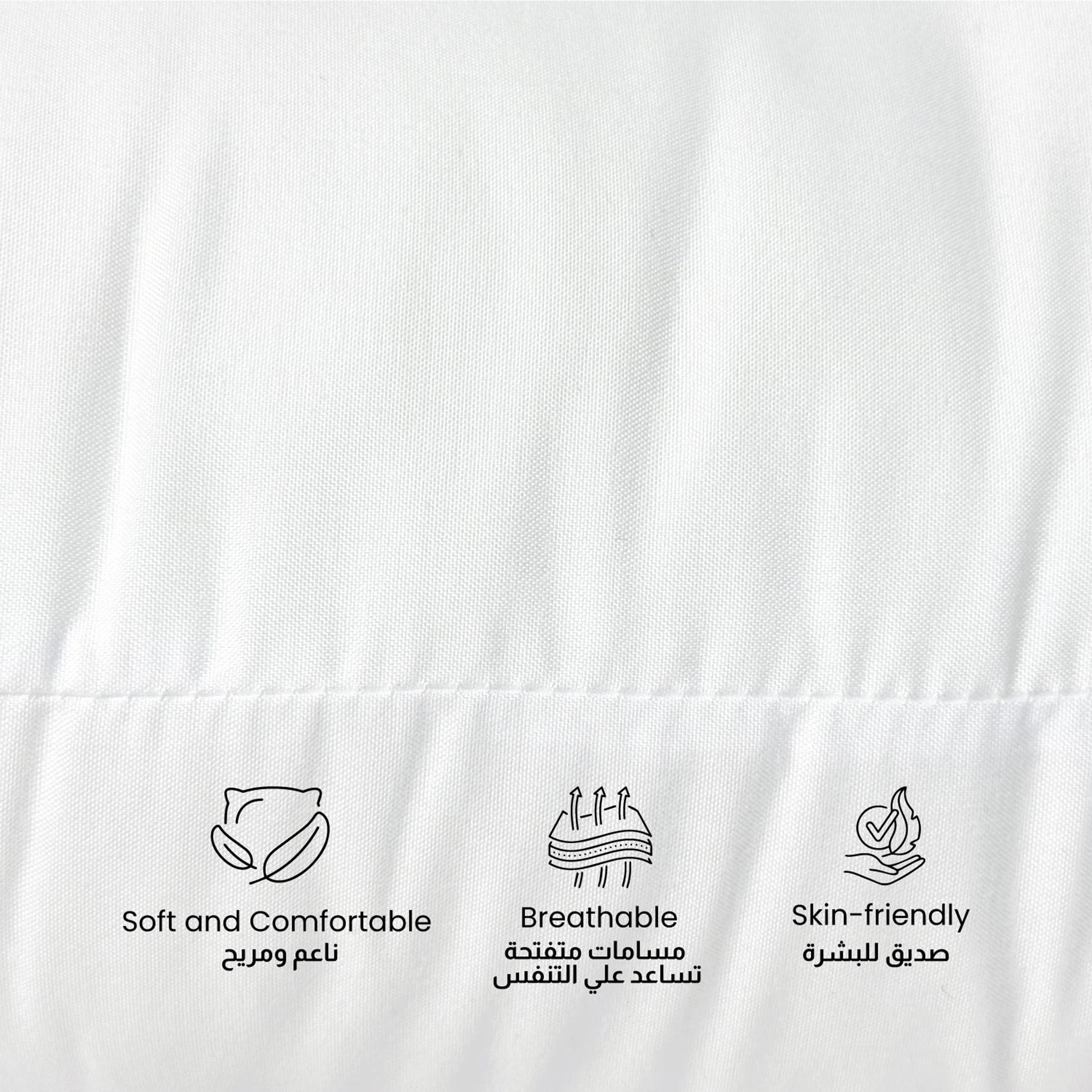 Ultima 2-Piece HD Microfiber Cushion Inserts with 400 gm Hollowfiber Filling Set - 45x45 cm-hbxhomeware-cushionsandcovers-cushioninsert-image-4