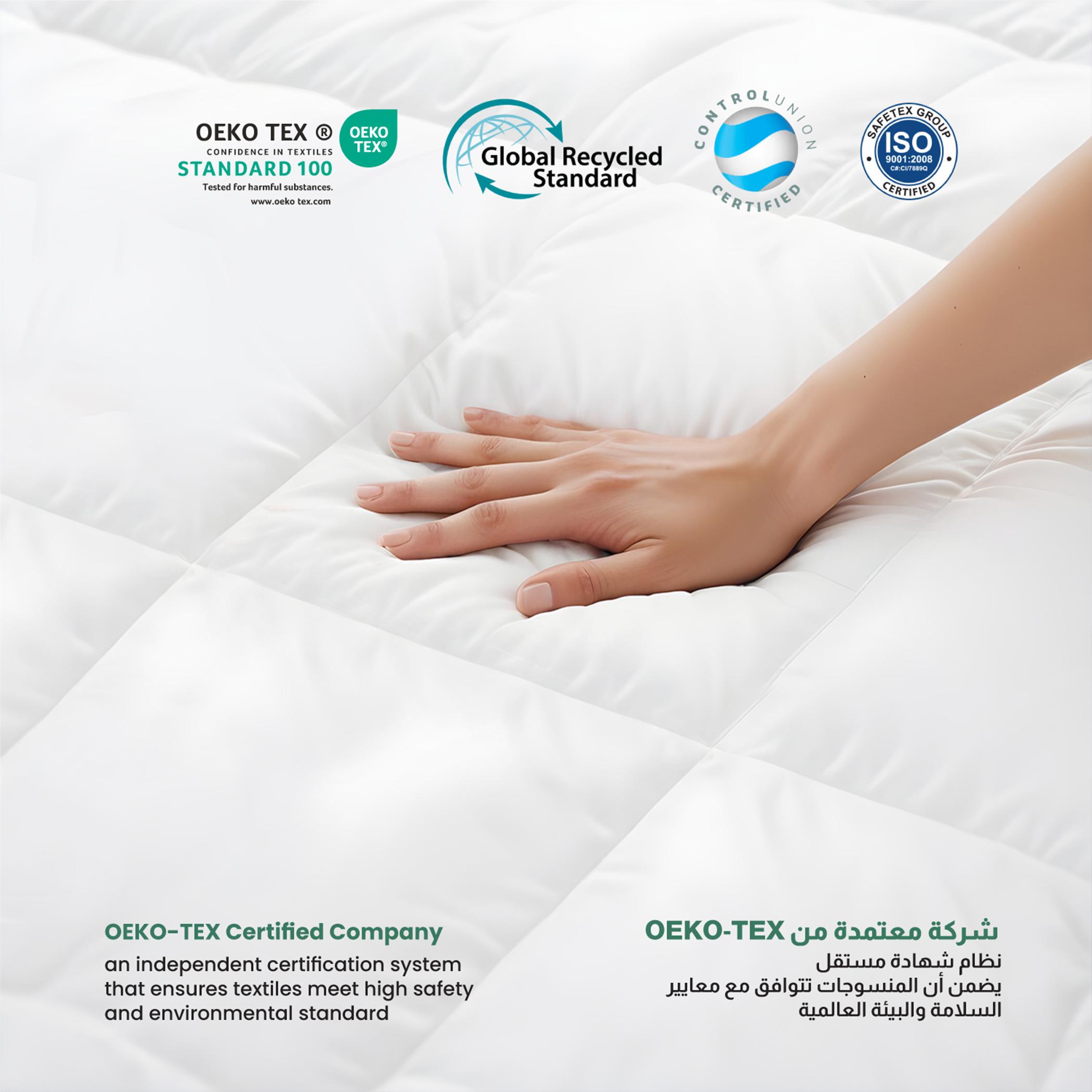 Ultima Premium Anti-Allergic All Season Microfiber Quilted Single Duvet Insert - 135x200 cm-hbxdecorandfurnishings-bedding-duvetsandpillows-image-3