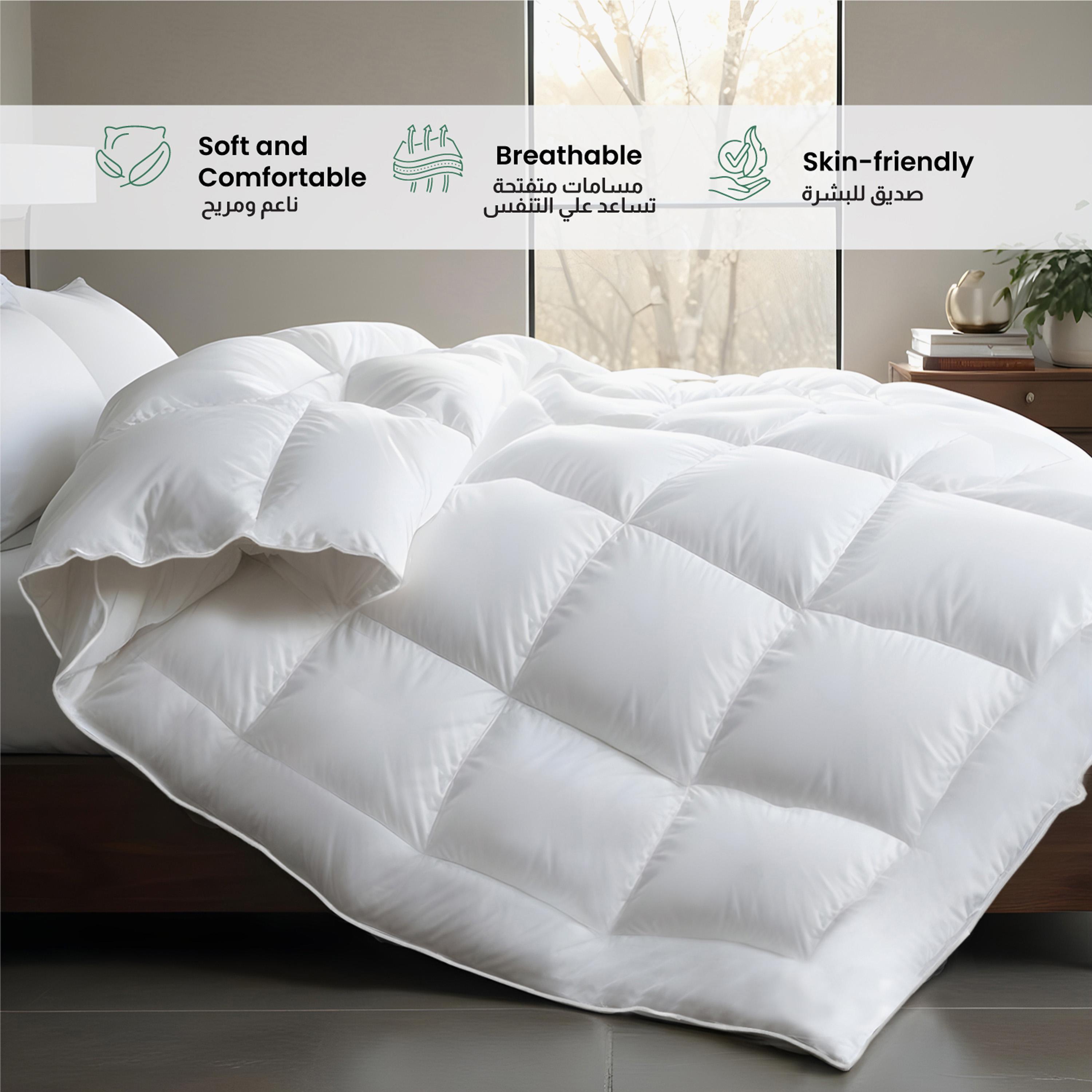 لحاف كينج كلاسيك ألياف دقيقة 110 جرام لكل متر مربع من ألتيما - 220x240 سم-hbxhomeware-hbxbedroom-image-2