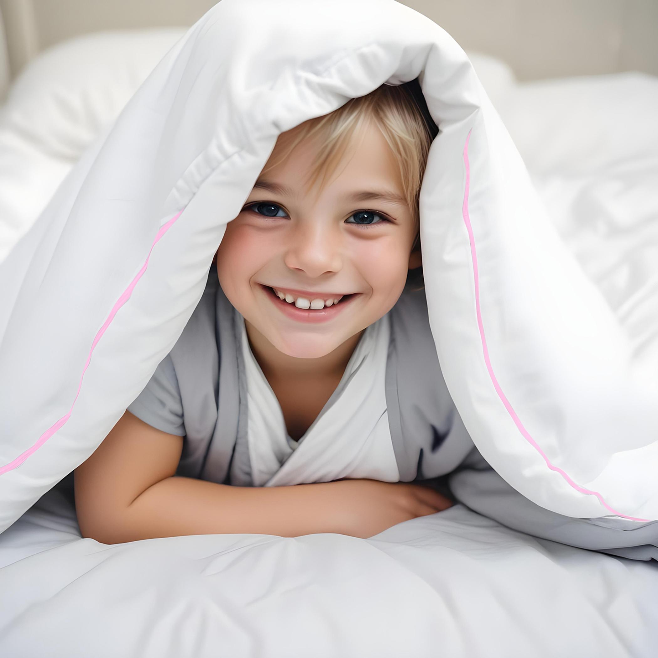 Ultima Premium 100% Cotton Baby Duvet with Pink Cord for Ultimate Support - 125x110 cm-hbxdecorandfurnishings-bedding-duvetsandpillows-image-4