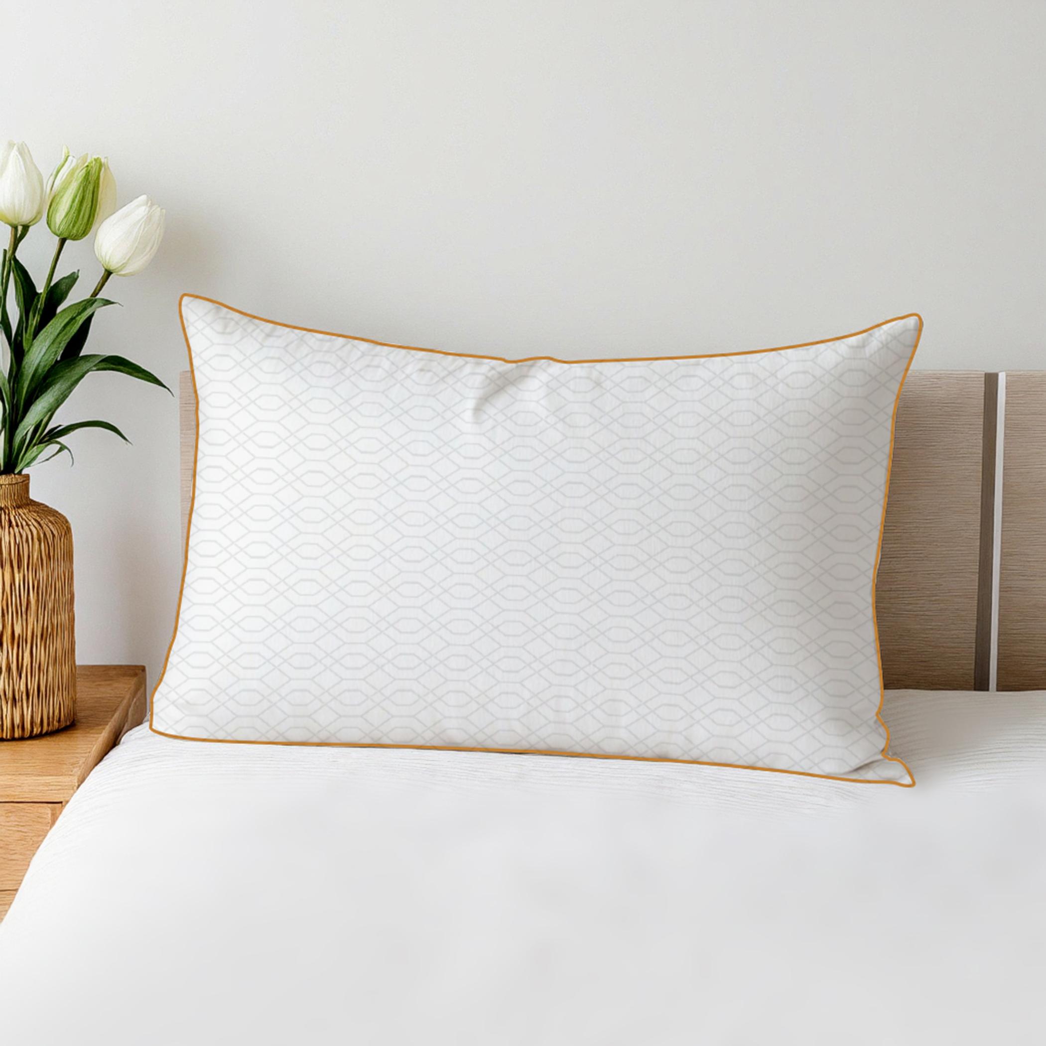 Ultima Premium 100% Loom Pattern Cotton Gazette Pillow - 50x90 cm-hbxdecorandfurnishings-bedding-duvetsandpillows-image-1