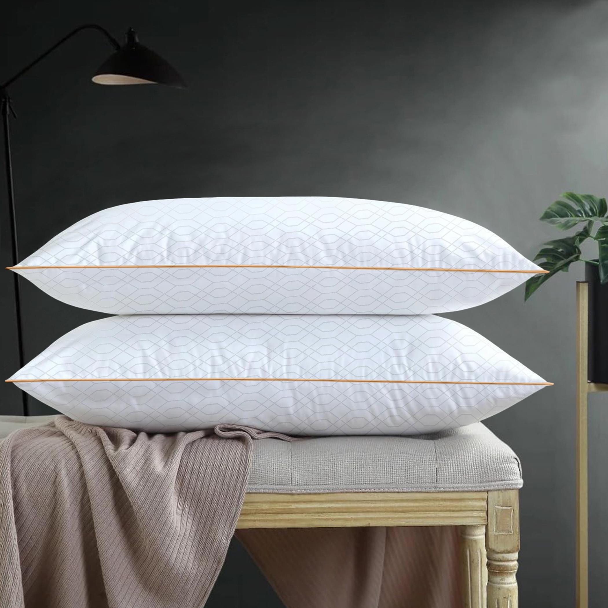 Ultima Premium 100% Loom Pattern Cotton Gazette Pillow - 50x90 cm-hbxdecorandfurnishings-bedding-duvetsandpillows-image-4