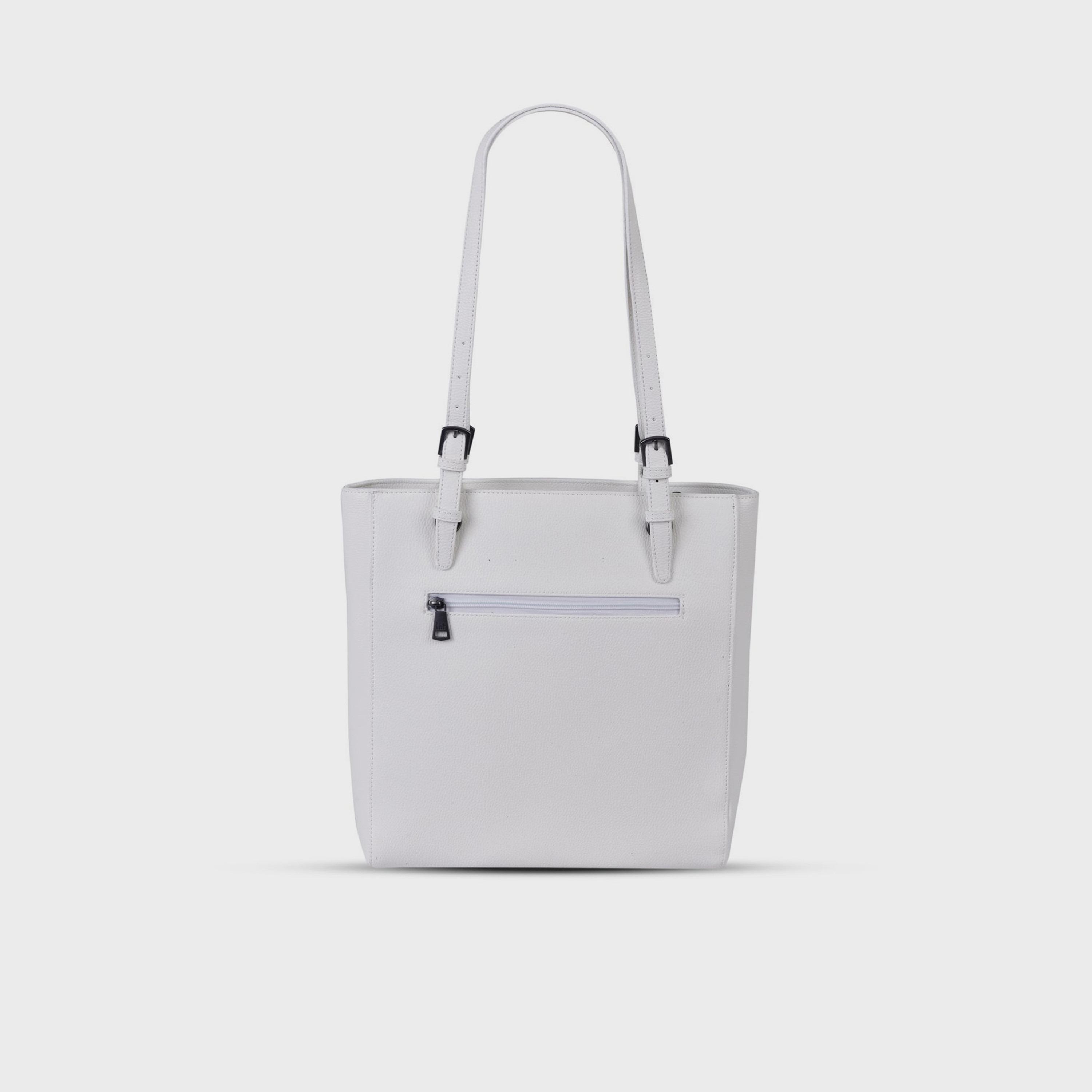 غاب-  شنطة كتف بمقبض مزدوج وسحاب إغلاق وحزام قابل للتعديل-women-bagsandwallets-handbags-image-3