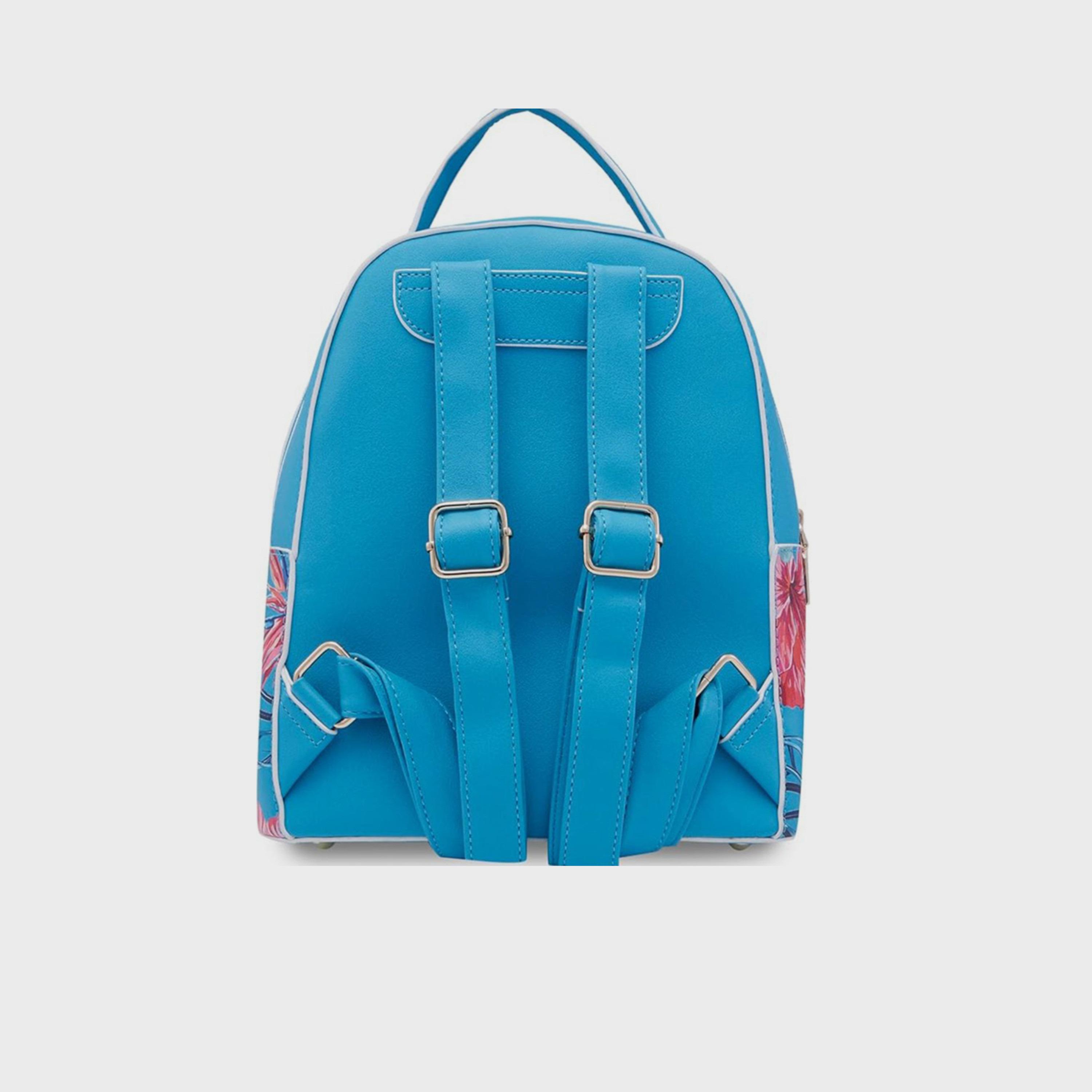 Caprese Printed Top Handle Mini Backpack with Zipper Closure and Adjustable Strap | 27 x 24 x 13 cm-travel-luggagesandbags-backpacks-image-5