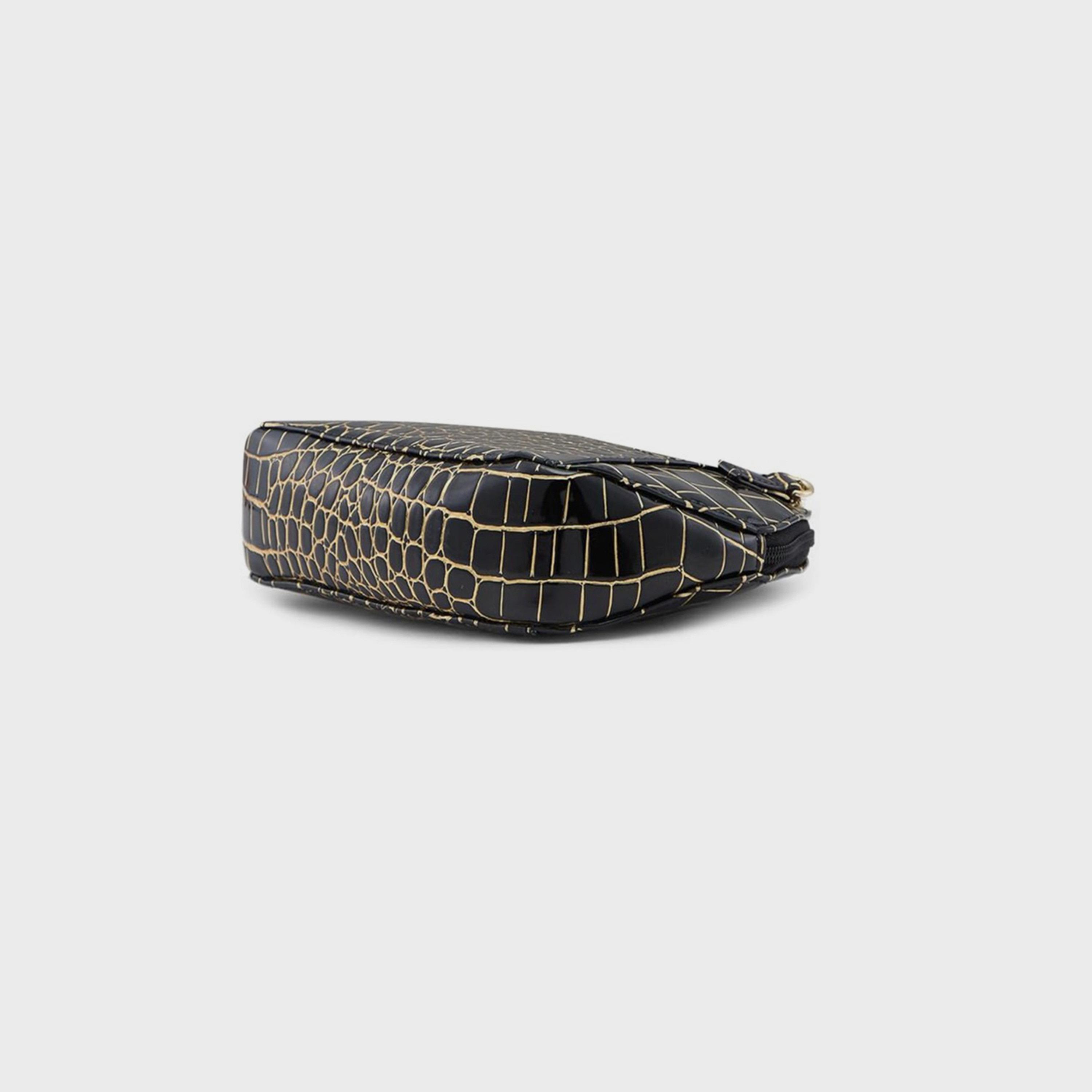 حقيبة كروس بطبعة من كابريزي مع إغلاق بسحاب وحزام قابل للتعديل | 22 × 15 × 6 سم-women-bagsandwallets-handbags-image-7