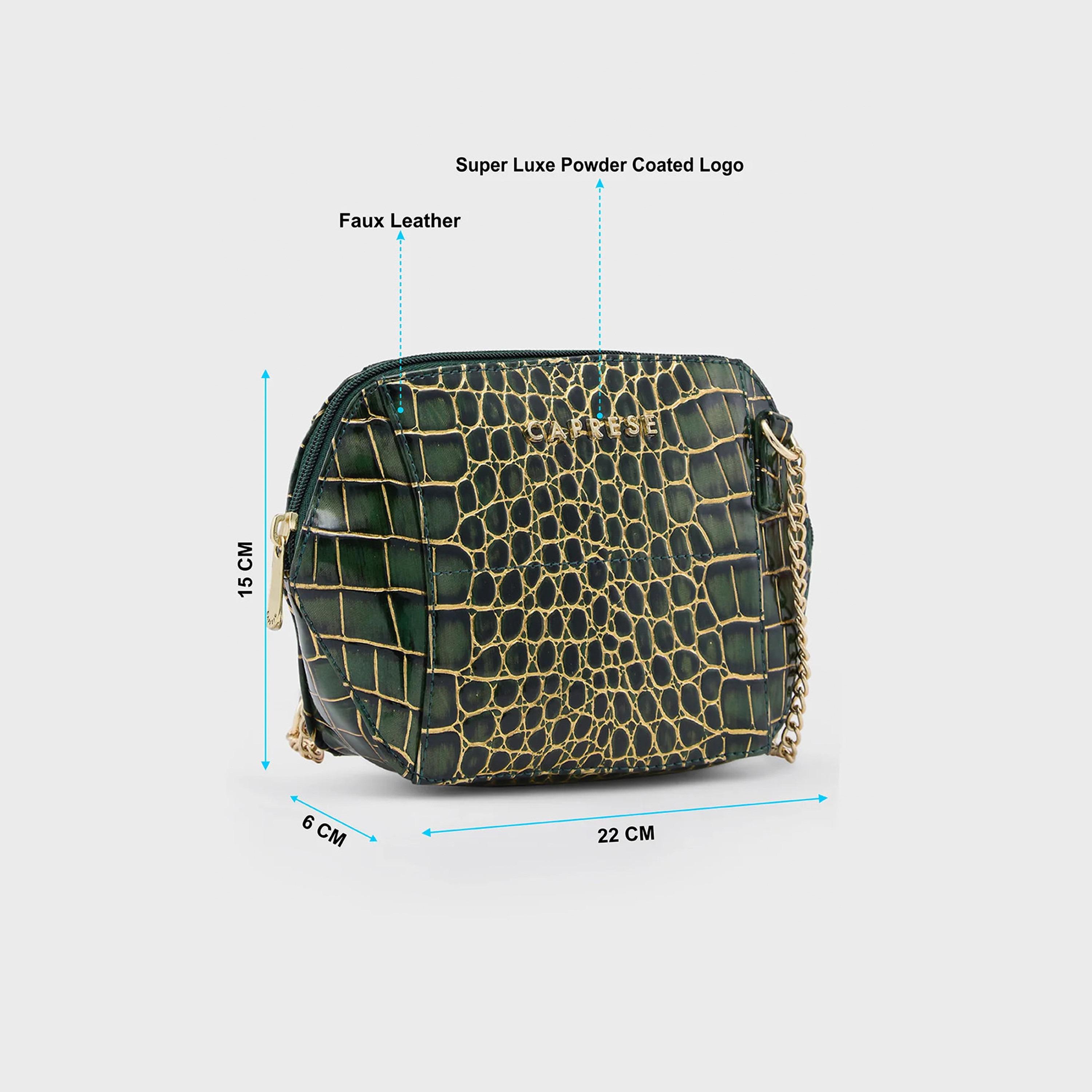 حقيبة كروس بطبعة من كابريزي مع إغلاق بسحاب وحزام قابل للتعديل | 22 × 15 × 6 سم-women-bagsandwallets-handbags-image-3