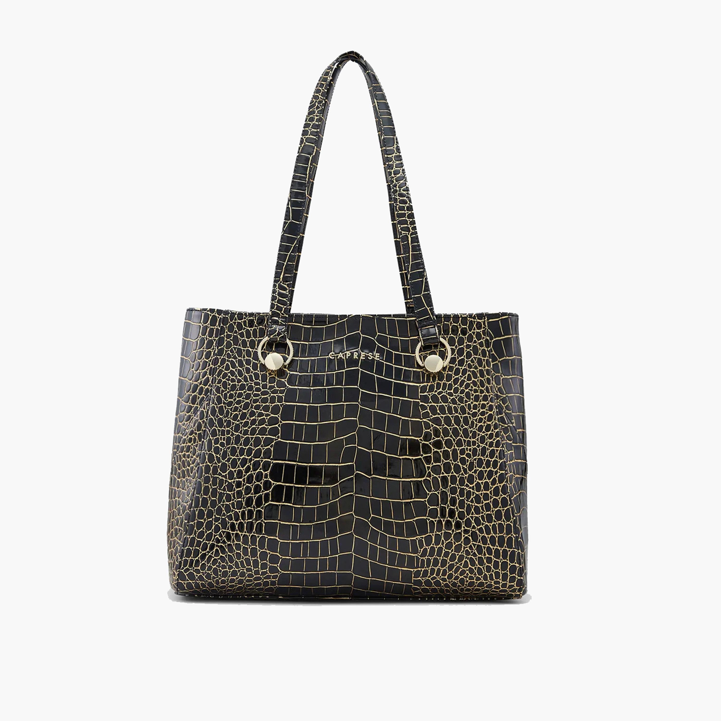 Caprese Animal Print Crossbody Bag with Zipper Closure and Adjustable Strap | 31 x 25 x 14 cm-women-bagsandwallets-handbags-image-1
