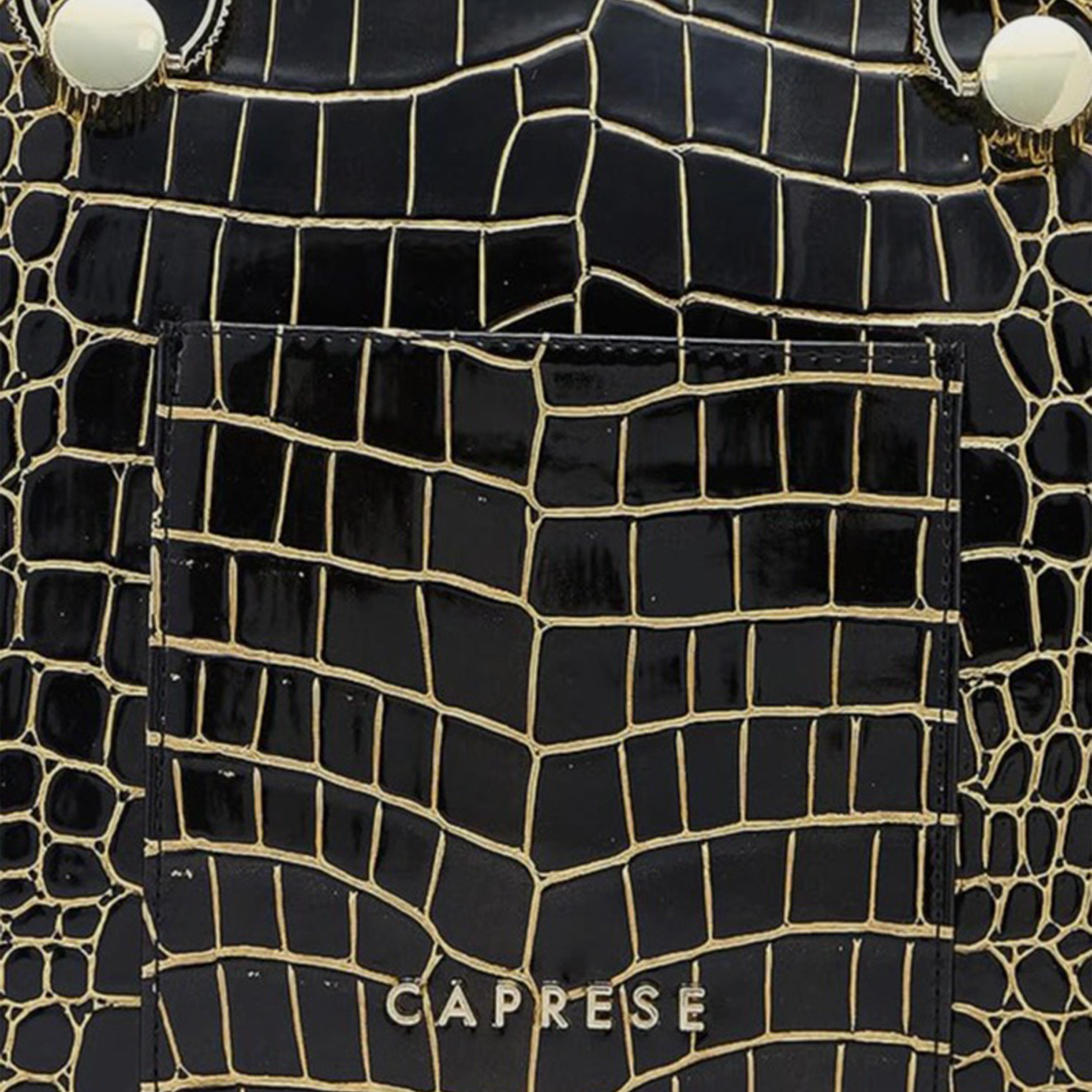 حقيبة كتف بمقبض مزدوج بطبعة من Caprese مع إغلاق بسحاب وحزام قابل للفصل | 47 × 25 × 14 سم-women-bagsandwallets-handbags-image-4