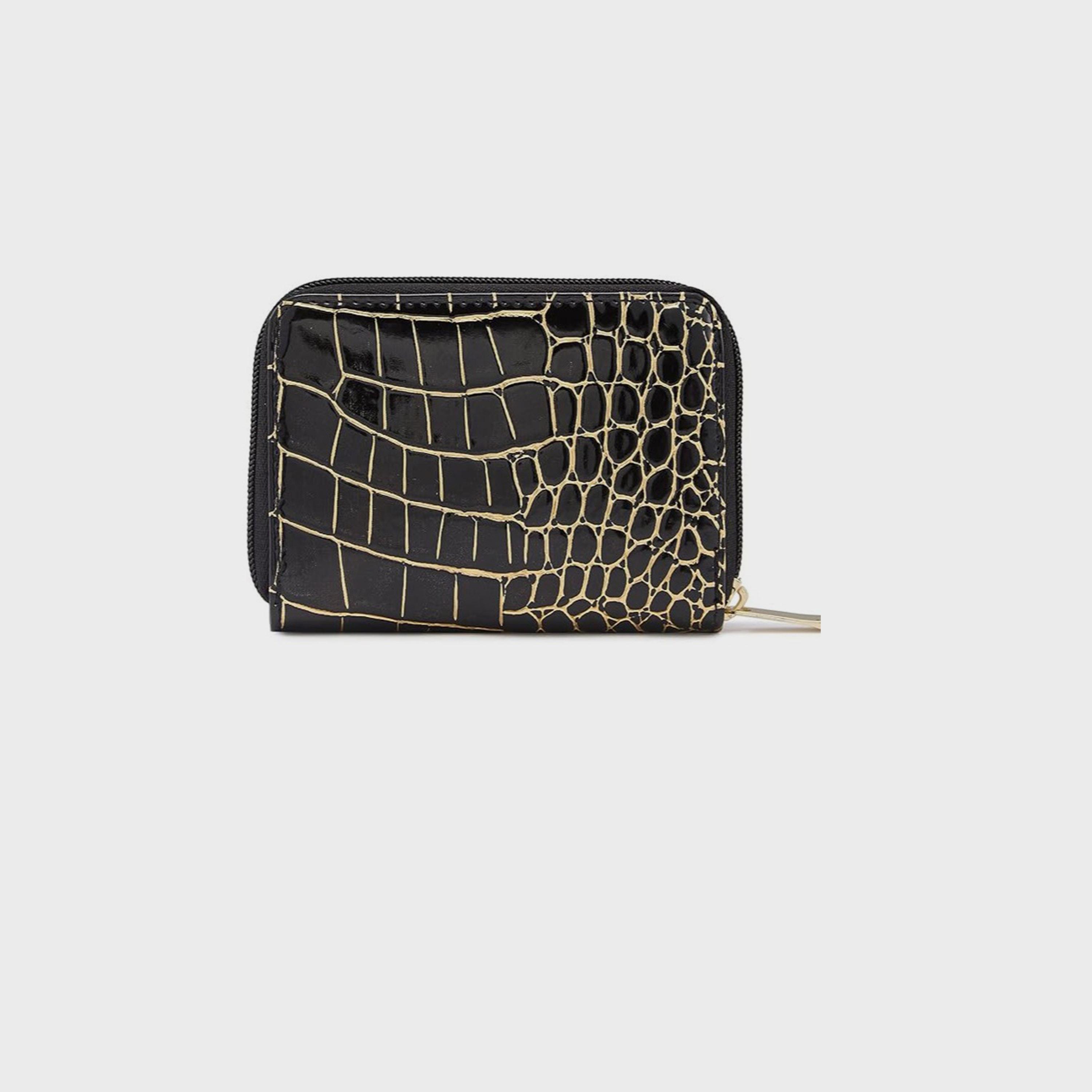 Caprese محفظة بطبعة مع إغلاق بسحاب | 12 × 10 × 2 سم-women-bagsandwallets-wallets-image-5