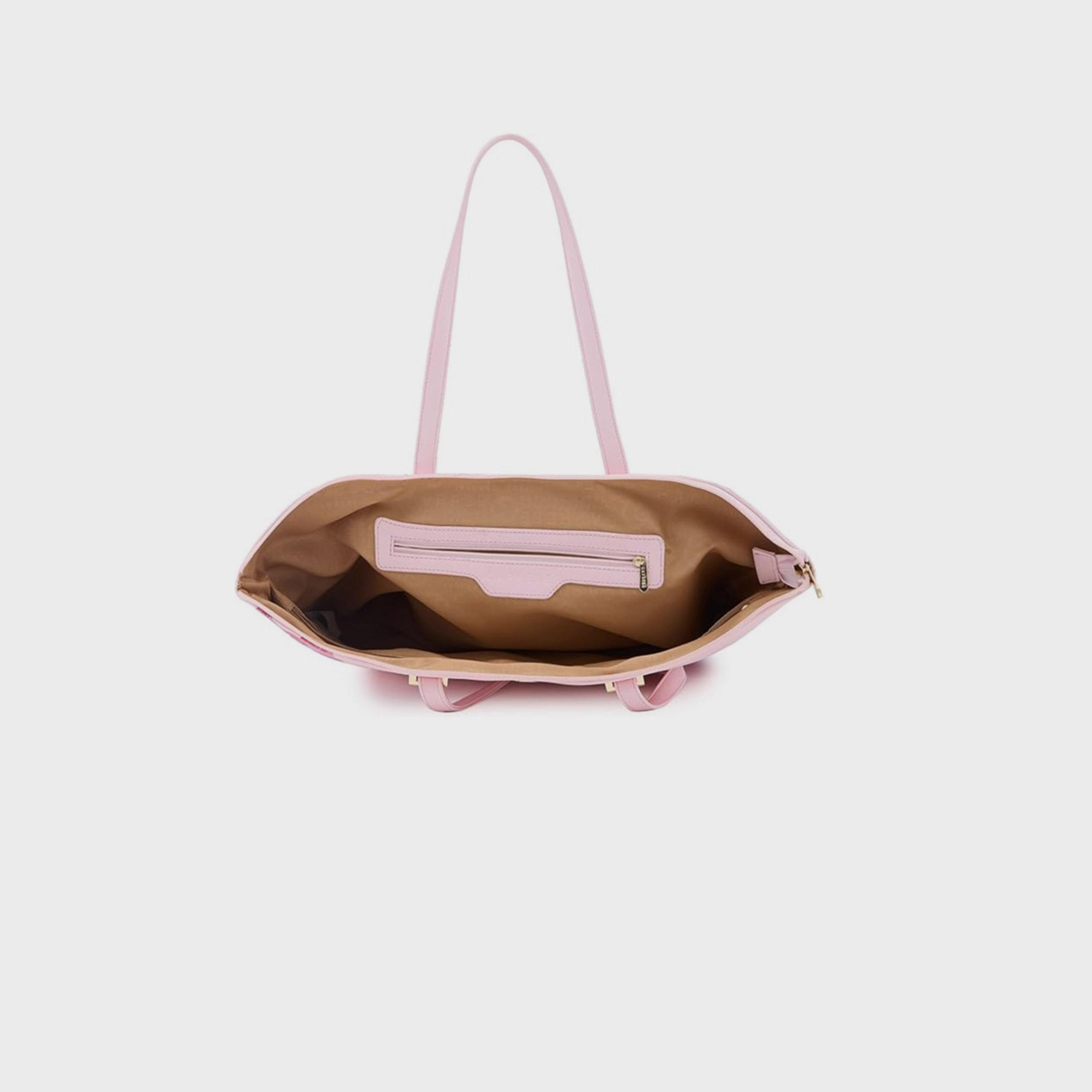 حقيبة حمل بمقبض مزدوج مطبوعة من Caprese مع إغلاق بسحاب | 47 × 25 × 14 سم-women-bagsandwallets-handbags-image-7