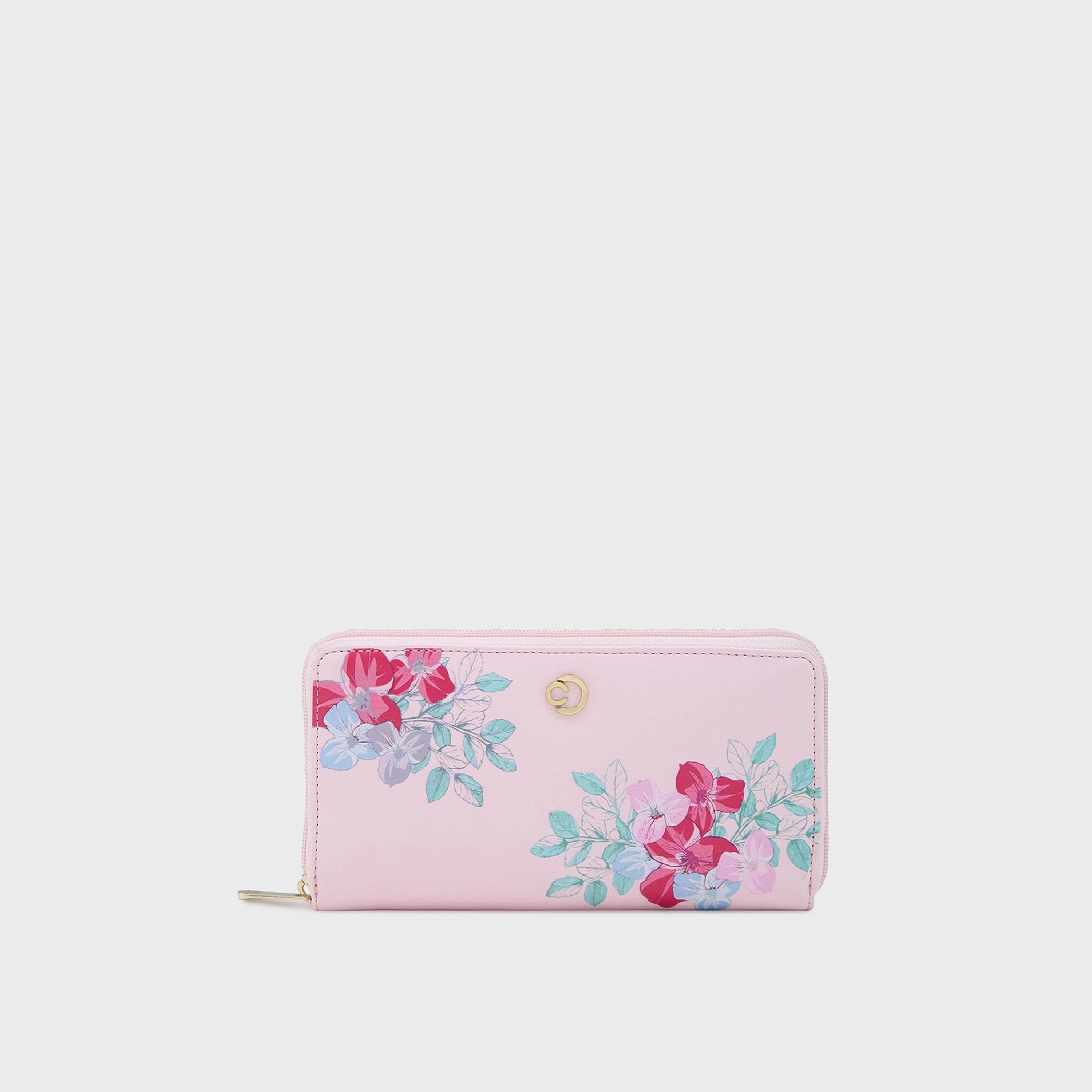 Caprese Printed Wallet with Zipper Closure | 12 x 10 x 2 cm-women-bagsandwallets-wallets-image-1