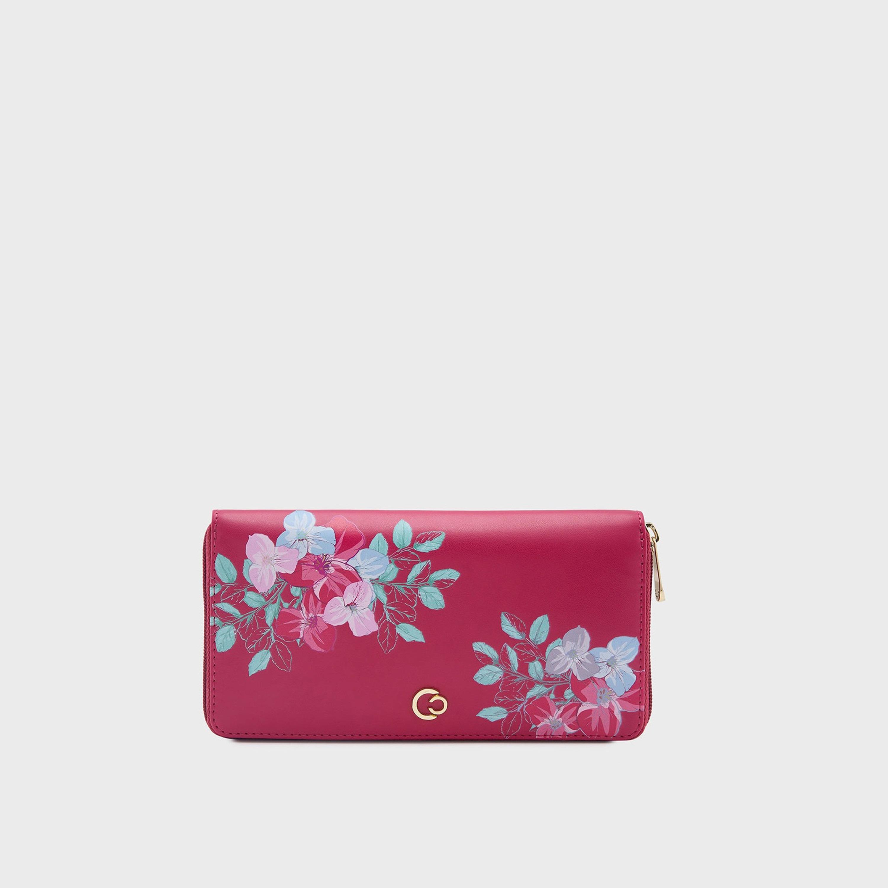 محفظة كابريزي مطبوعة بسحاب للإغلاق | 20 × 10 × 2 سم-women-bagsandwallets-wallets-image-1