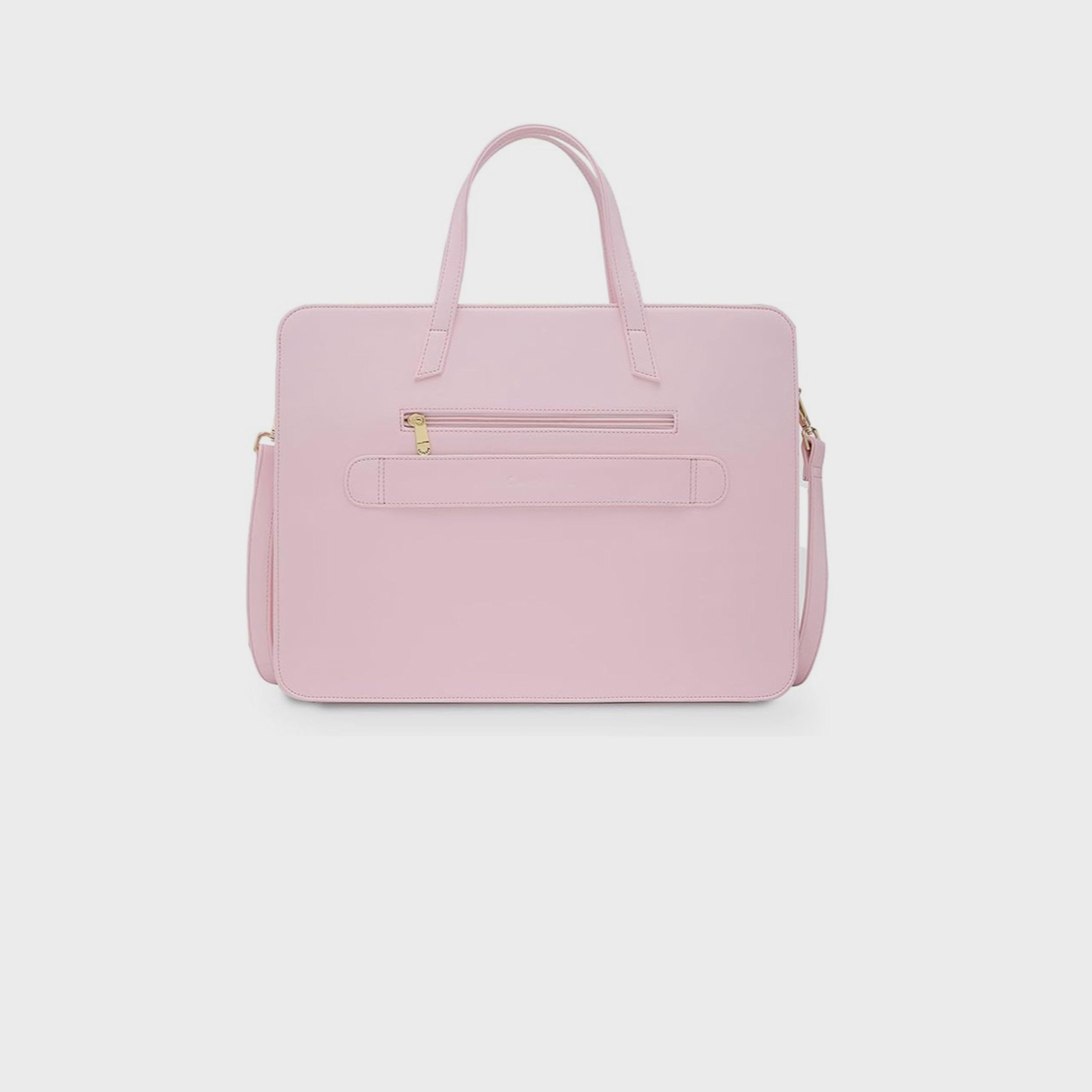 Caprese Printed Double-Handle Laptop Bag with Zipper Closure and Detachable Strap | 51 x 34 x 17 cm-women-bagsandwallets-handbags-image-4